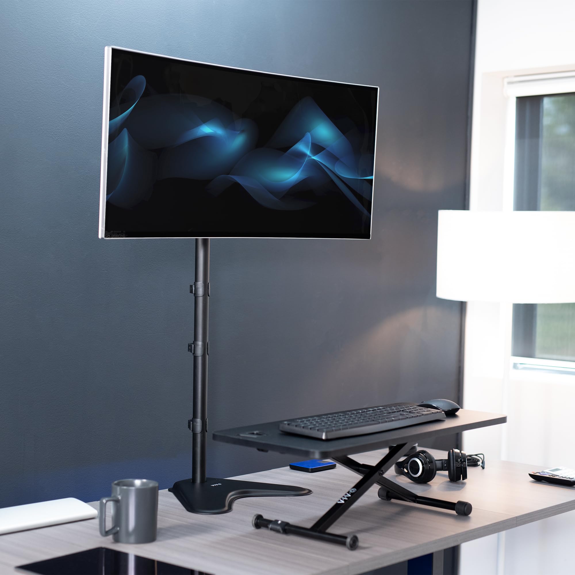 Foto 3 pulgar | Soporte De Monitor Vivo Stand-v011h Para Pantallas De 13 A 27 Pulgadas - Venta Internacional.