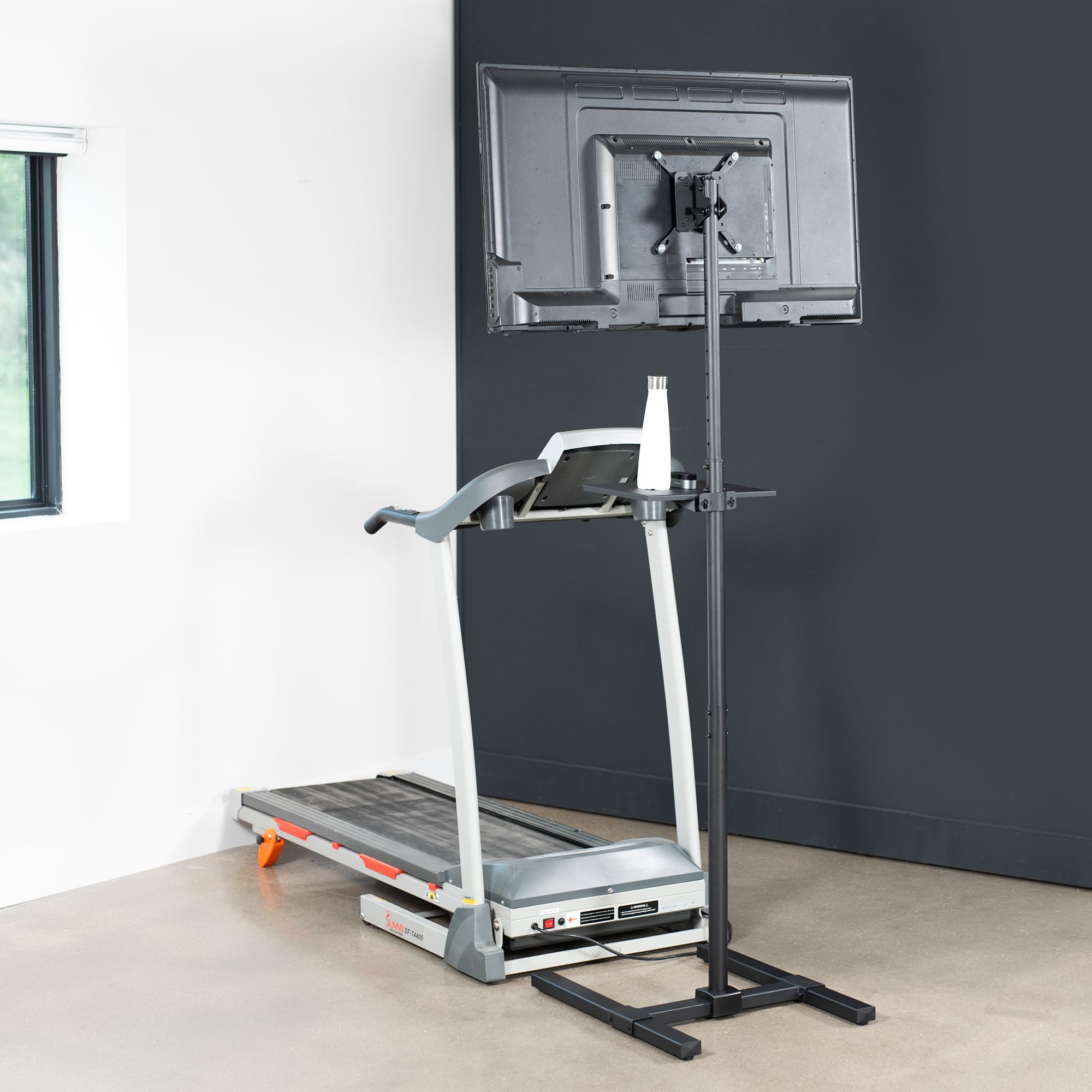 Foto 5 pulgar | Soporte De Suelo Para Tv Vivo Extra Alto Con Repisa Para Pantallas De 13 A 50 Pulgadas, Color Negro - Venta Internacio