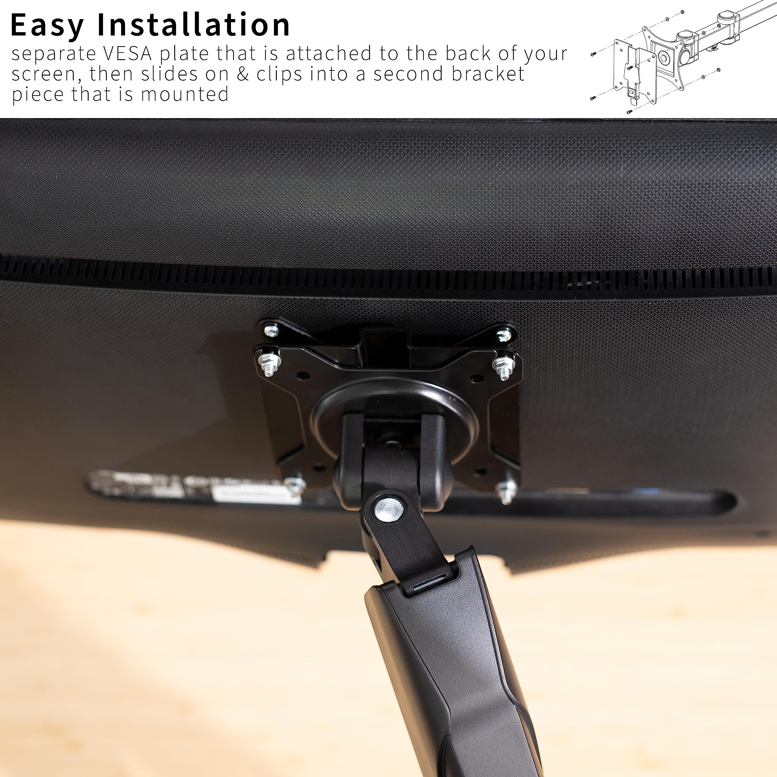 Foto 7 | Kit Adaptador De Montaje Vesa Vivo Stand-vad2 Para Monitor Lcd/tv - Venta Internacional.