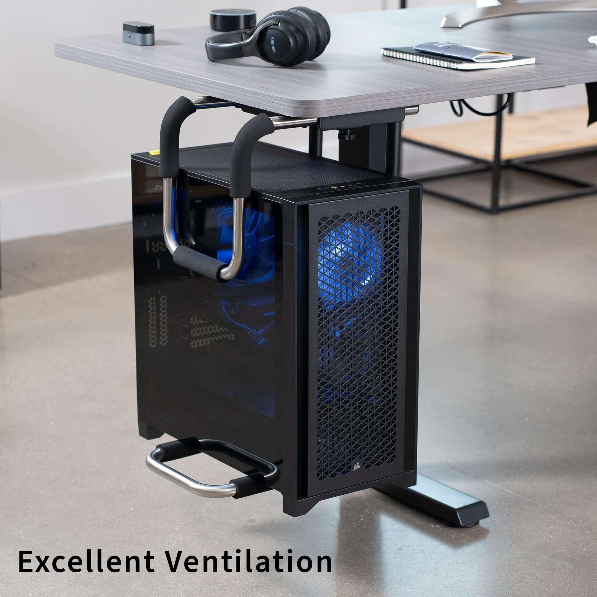 Foto 7 | Soporte De Torre Para Cpu Vivo X-large, Resistente, Ajustable, 30 Kg - Venta Internacional.
