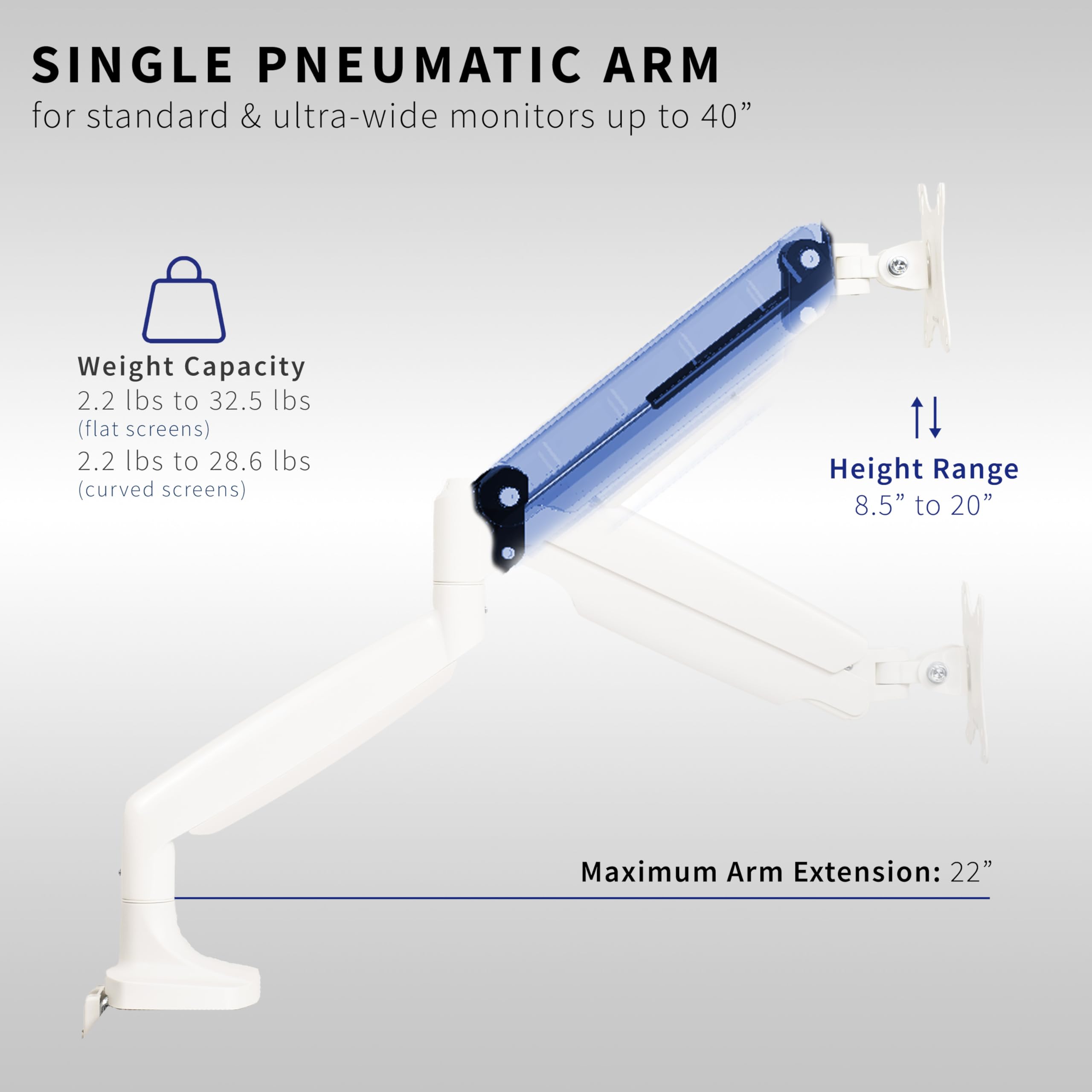 Foto 4 pulgar | Brazo De Monitor Vivo Premium De Aluminio Para Ultrawide De 40 Pulgadas - Venta Internacional.