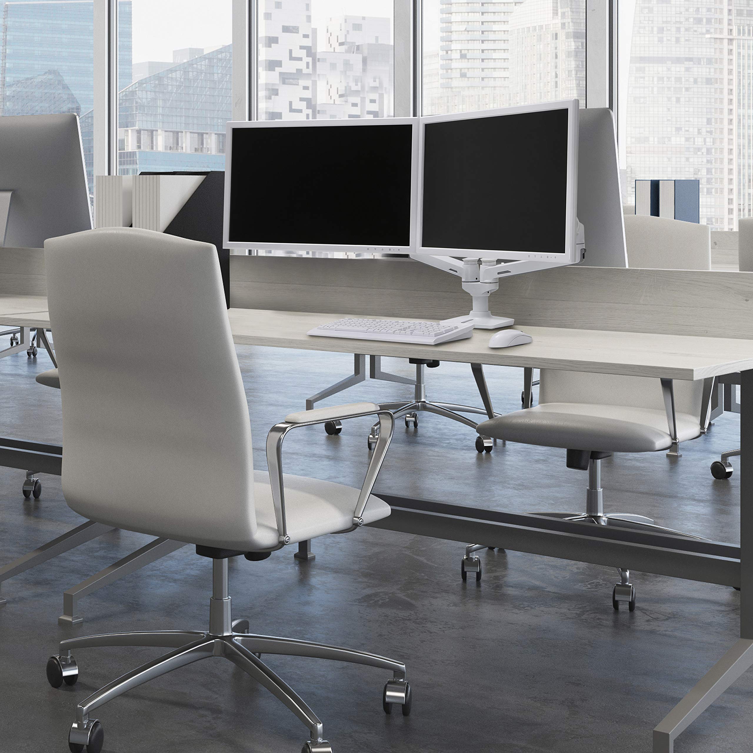 Foto 7 | Monitor Arm Ergotron Lx Dual Vesa - Soporte De Escritorio (27 Pulgadas), Color Blanco - Venta Internacional.