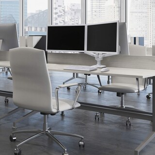 Foto 7 | Monitor Arm Ergotron Lx Dual Vesa - Soporte De Escritorio (27 Pulgadas), Color Blanco - Venta Internacional.