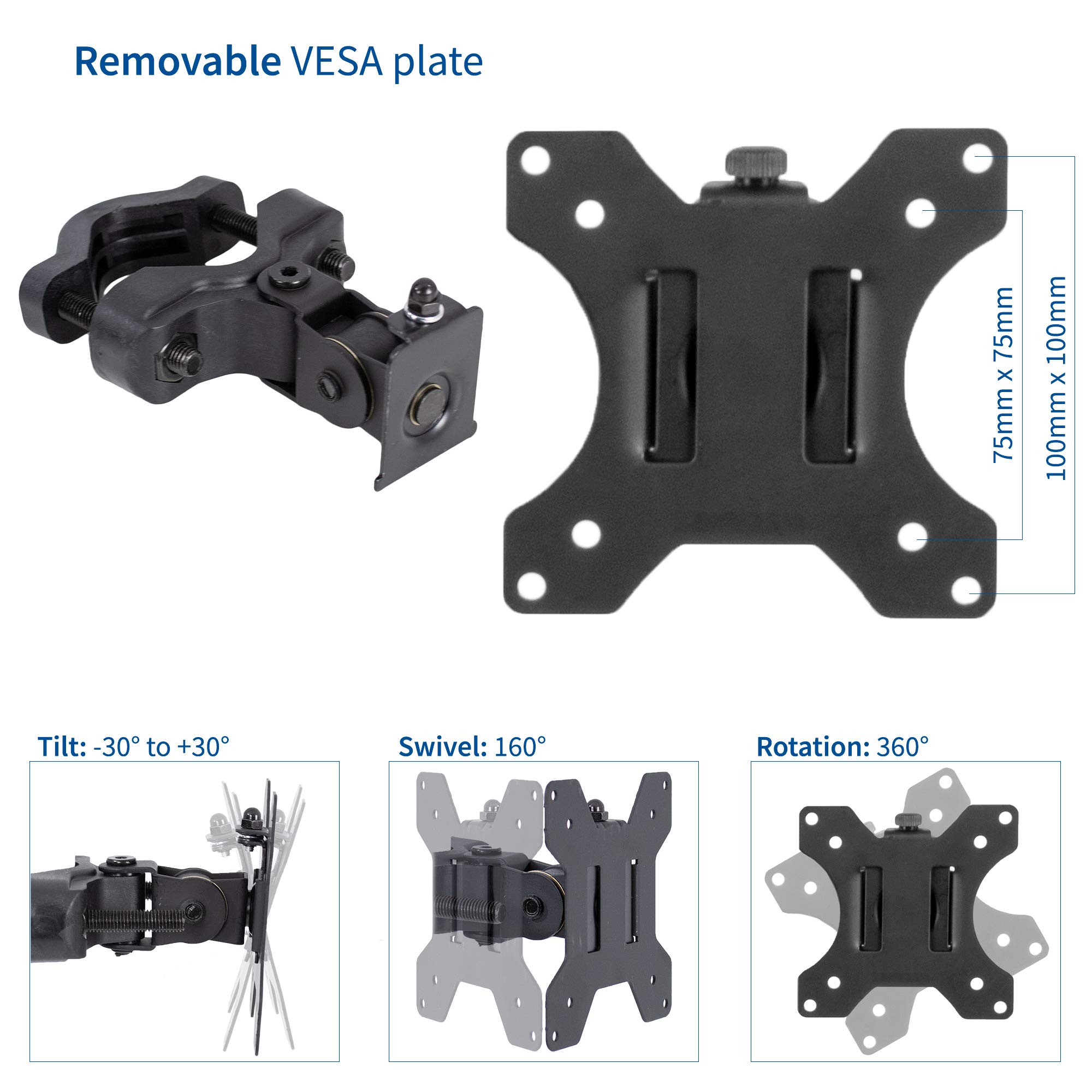 Foto 4 pulgar | Soporte Vivo Mount-pole01 para Pantallas 13 a 30 Pulgadas - Venta Internacional