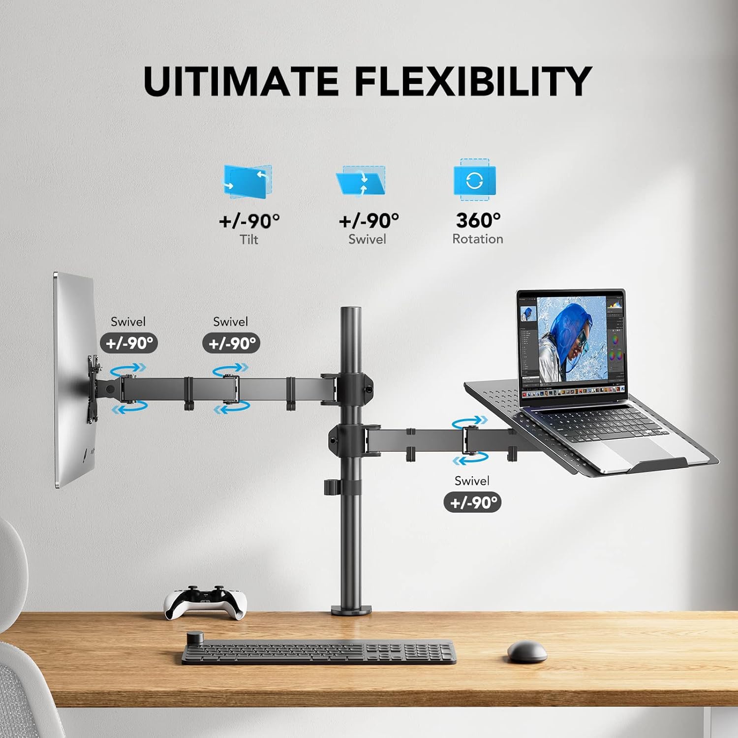 Foto 4 | Soporte Para Monitor Portátil Huanuo Con Capacidad Para Pantallas De 13 A 32 Pulgadas, 22 Libras - Venta Internacional.