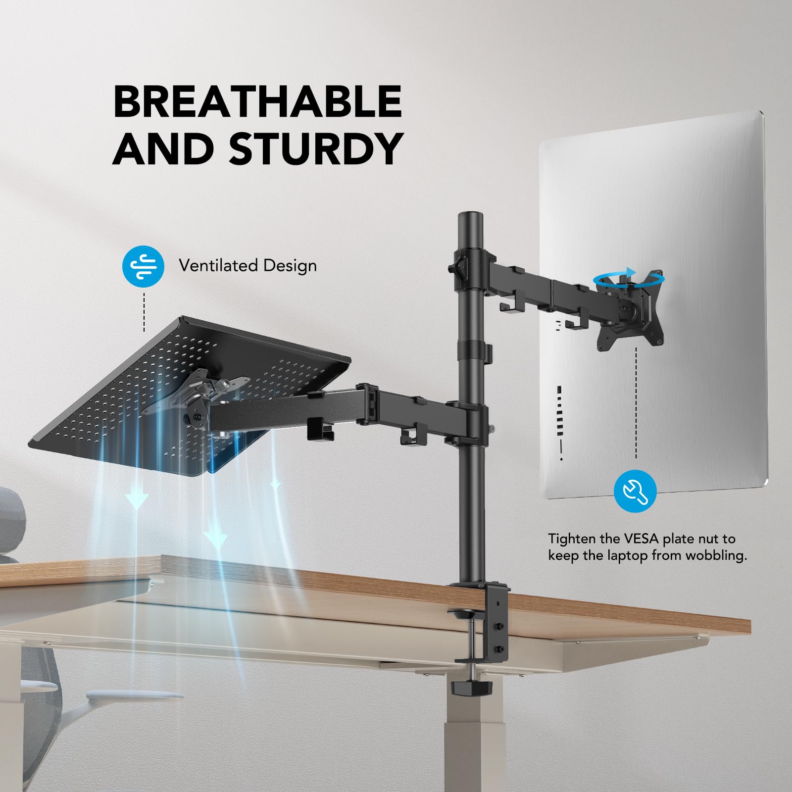 Foto 5 | Soporte Para Monitor Portátil Huanuo Con Capacidad Para Pantallas De 13 A 32 Pulgadas, 22 Libras - Venta Internacional.