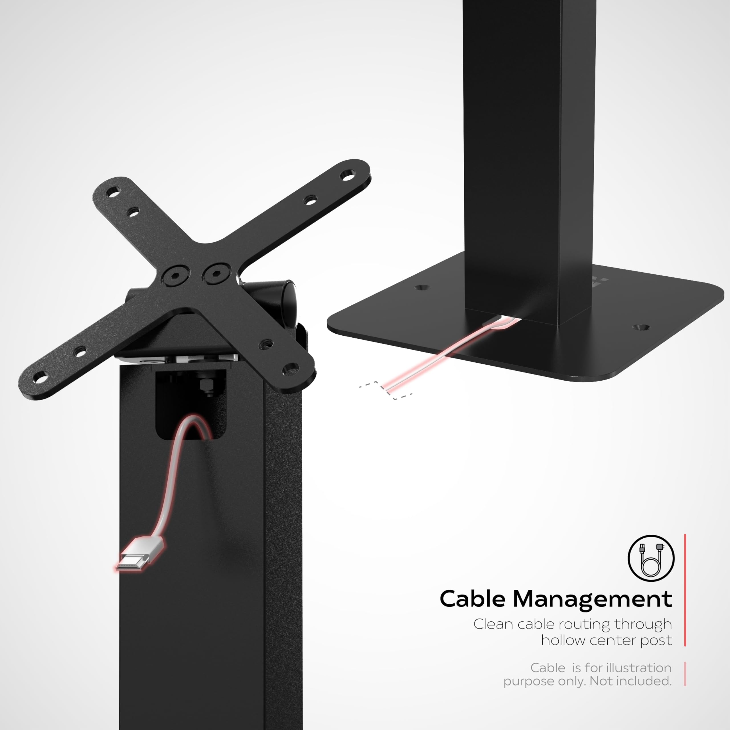 Foto 4 pulgar | Soporte Vesa De Sobremesa Cta Con Rotación De 360°, Soporte De Escritorio De Hasta 5 Kg - Venta Internacional.