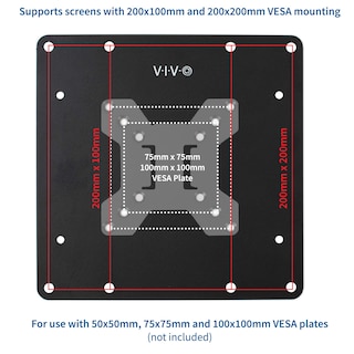 Foto 3 | Placa Adaptadora Para Tv Y Monitor Vivo Mount-ad2x2 - Venta Internacional.