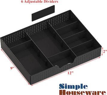 Foto 5 | Soporte Para Monitor, Artículos Para El Hogar Sencillos Con Organizador, Color Negro - Venta Internacional.