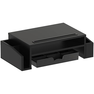 Foto 6 | Soporte Para Monitor, Artículos Para El Hogar Sencillos Con Organizador, Color Negro - Venta Internacional.