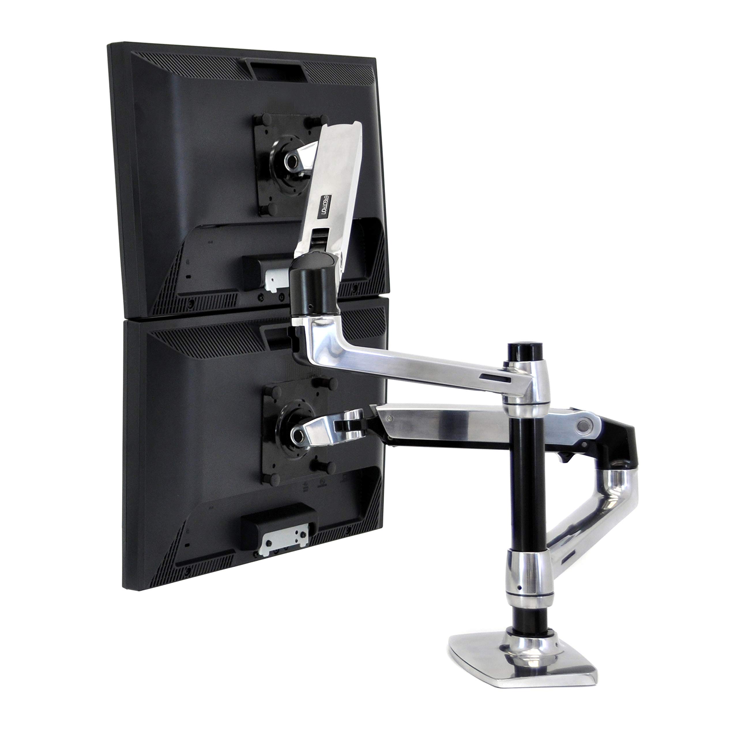 Brazo Ergotron Lx De Doble Monitor Con Apilamiento Vertical De 24 Pulgadas - Venta Internacional.