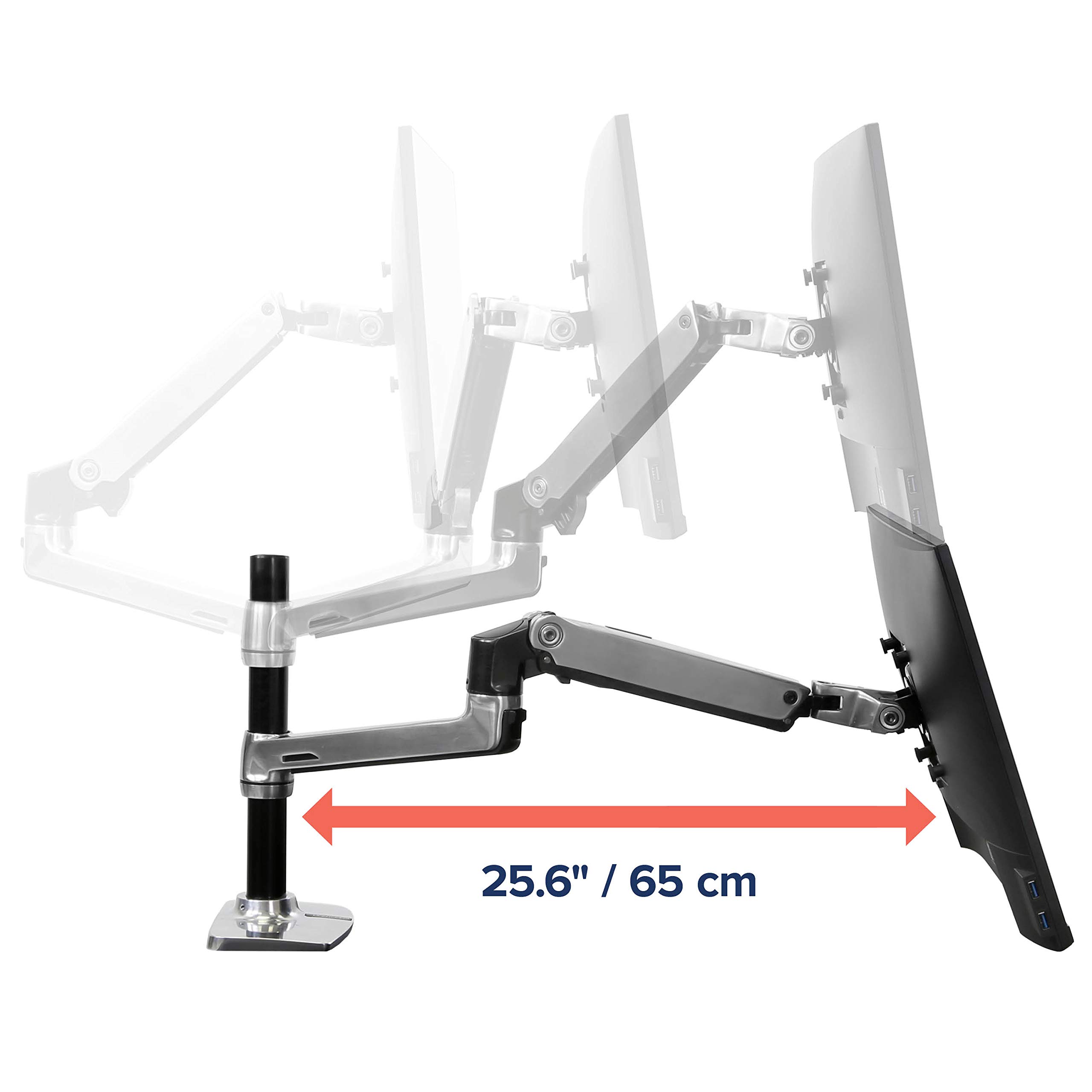 Foto 5 | Brazo Ergotron Lx De Doble Monitor Con Apilamiento Vertical De 24 Pulgadas - Venta Internacional.