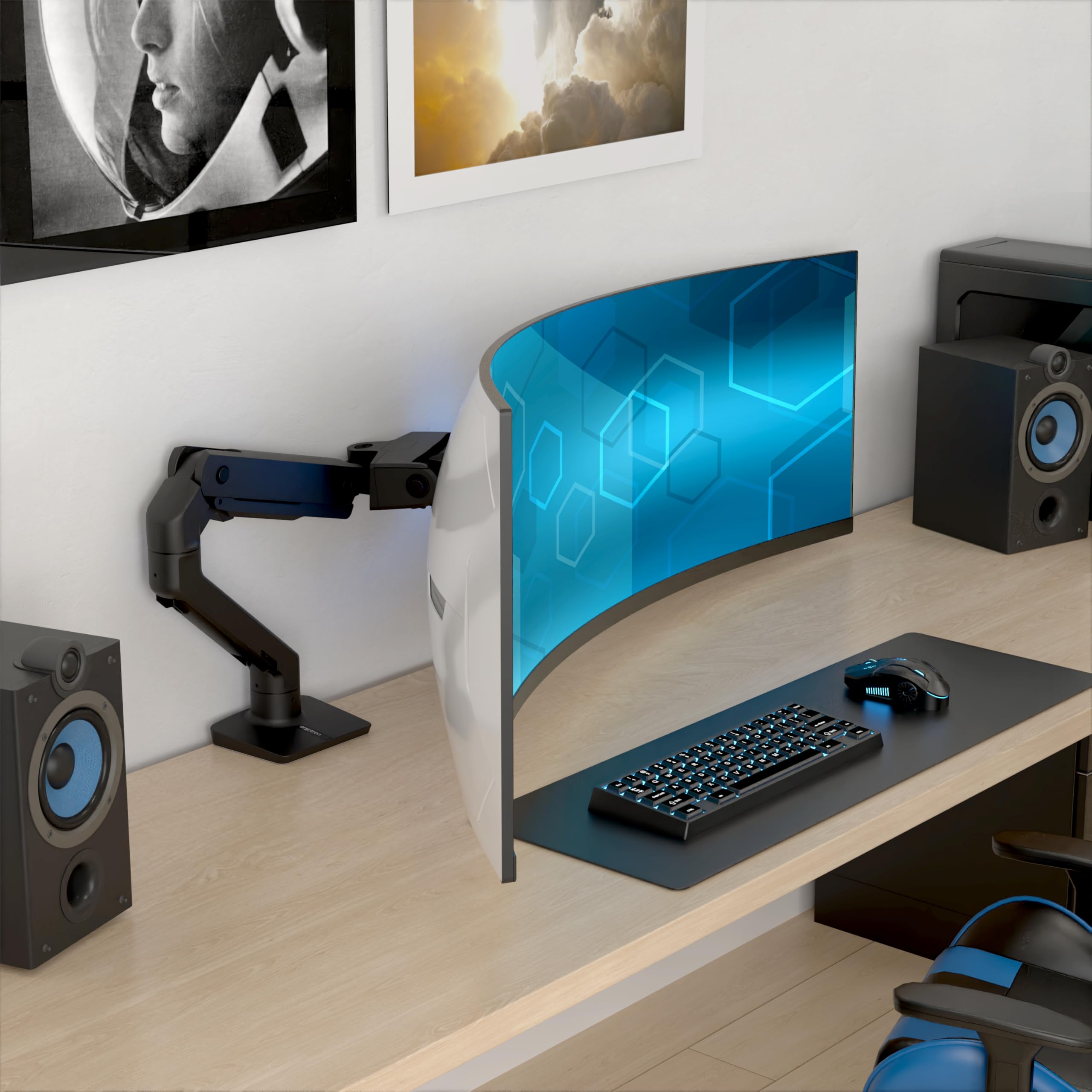 Foto 4 pulgar | Brazo De Monitor Ergotron Hx Vhd Premium Heavy Duty Para 57 Pulgadas - Venta Internacional.