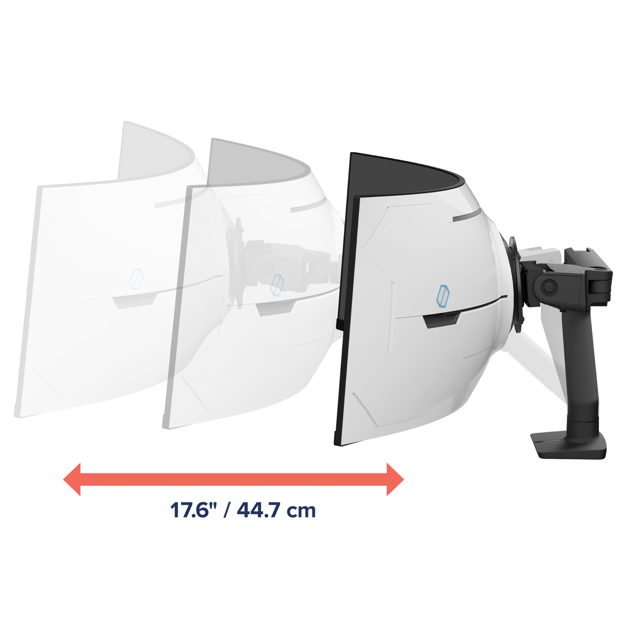 Foto 6 pulgar | Brazo De Monitor Ergotron Hx Vhd Premium Heavy Duty Para 57 Pulgadas - Venta Internacional.