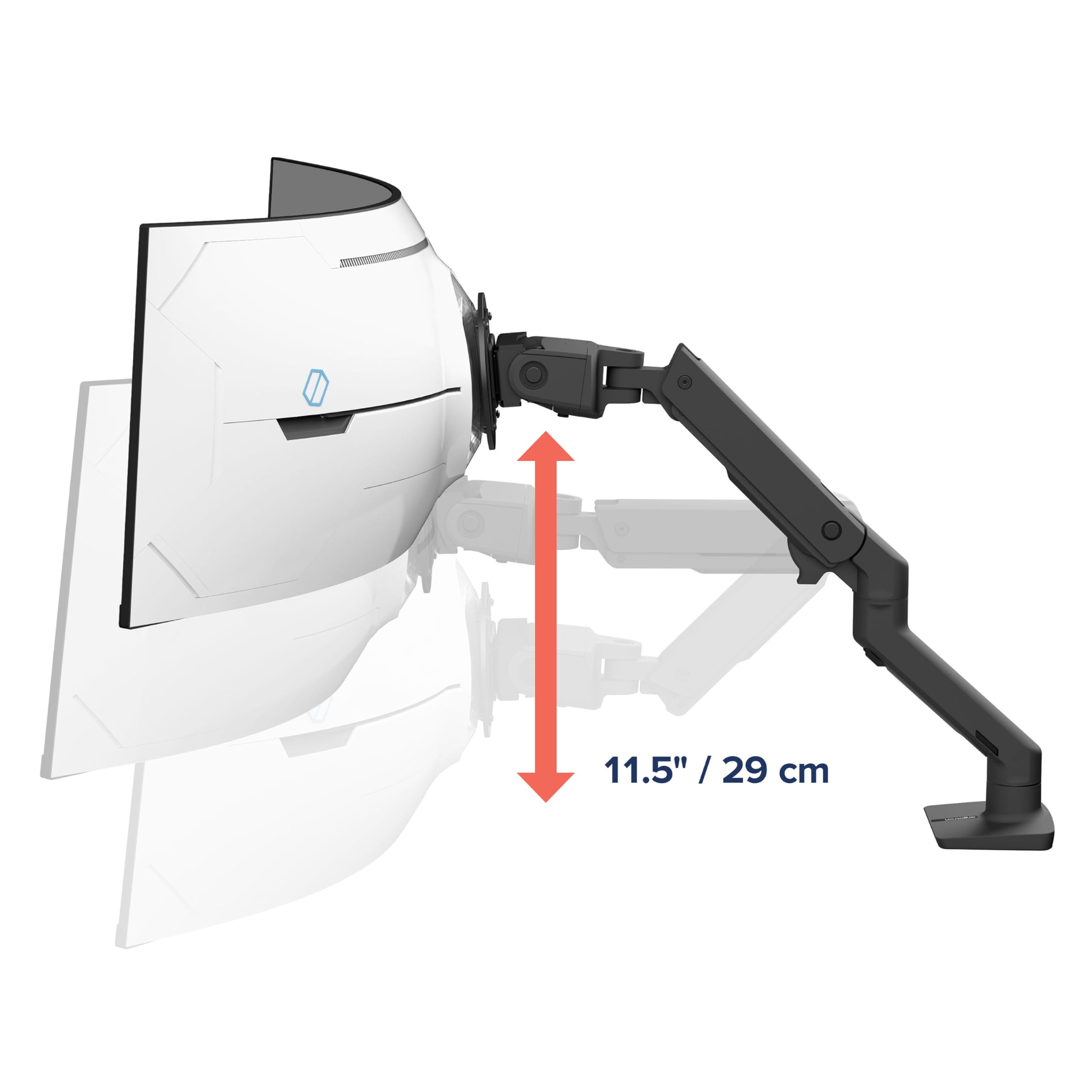 Foto 7 pulgar | Brazo De Monitor Ergotron Hx Vhd Premium Heavy Duty Para 57 Pulgadas - Venta Internacional.