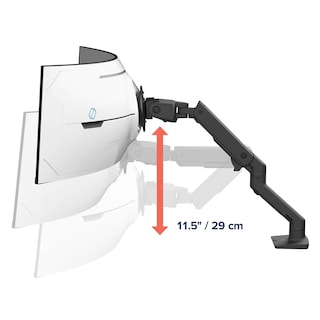 Foto 6 | Brazo De Monitor Ergotron Hx Vhd Premium Heavy Duty Para 57 Pulgadas - Venta Internacional.