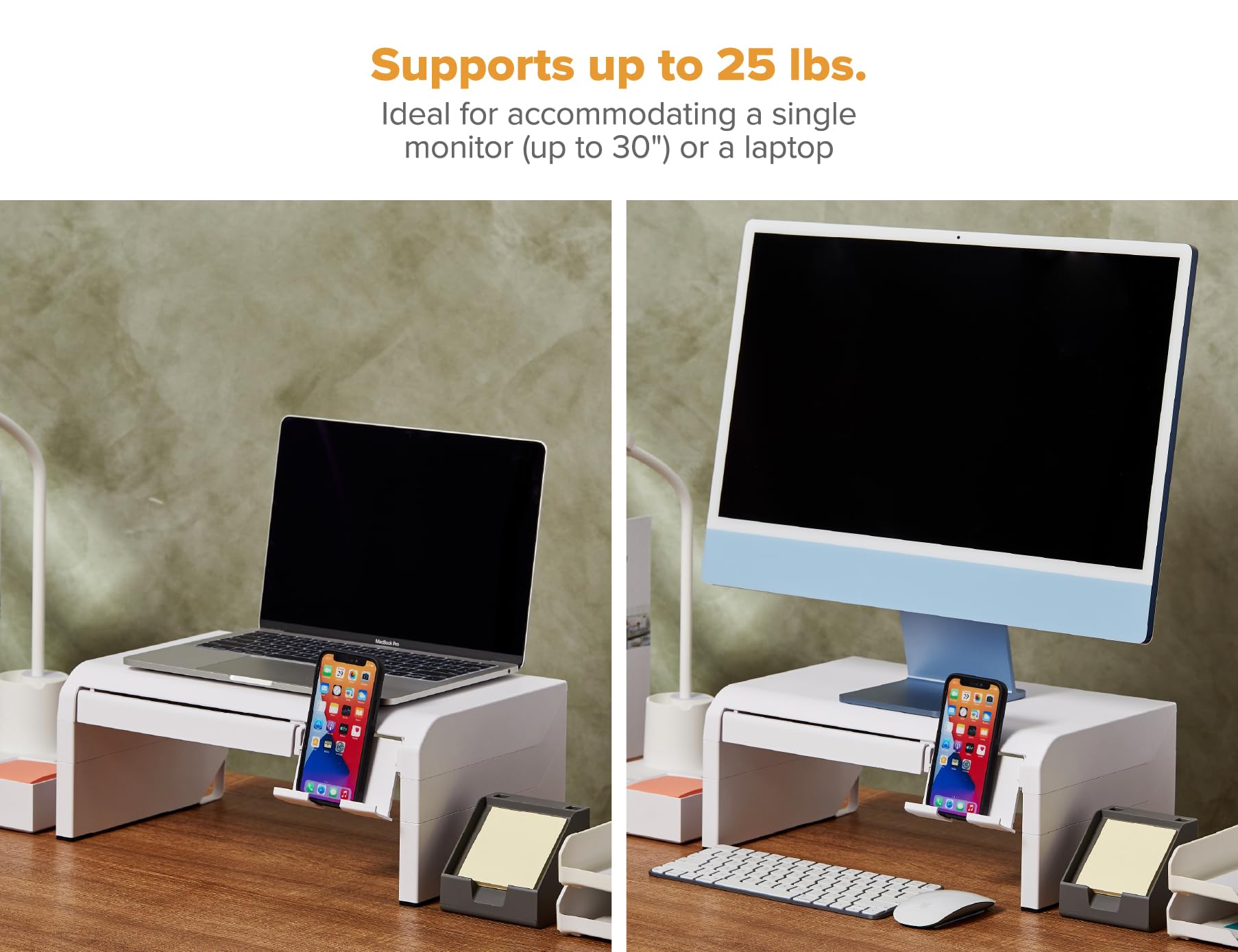 Foto 4 pulgar | Elevador De Monitor Bostitch Konnect Ajustable Con Cajón Y Soporte - Venta Internacional.