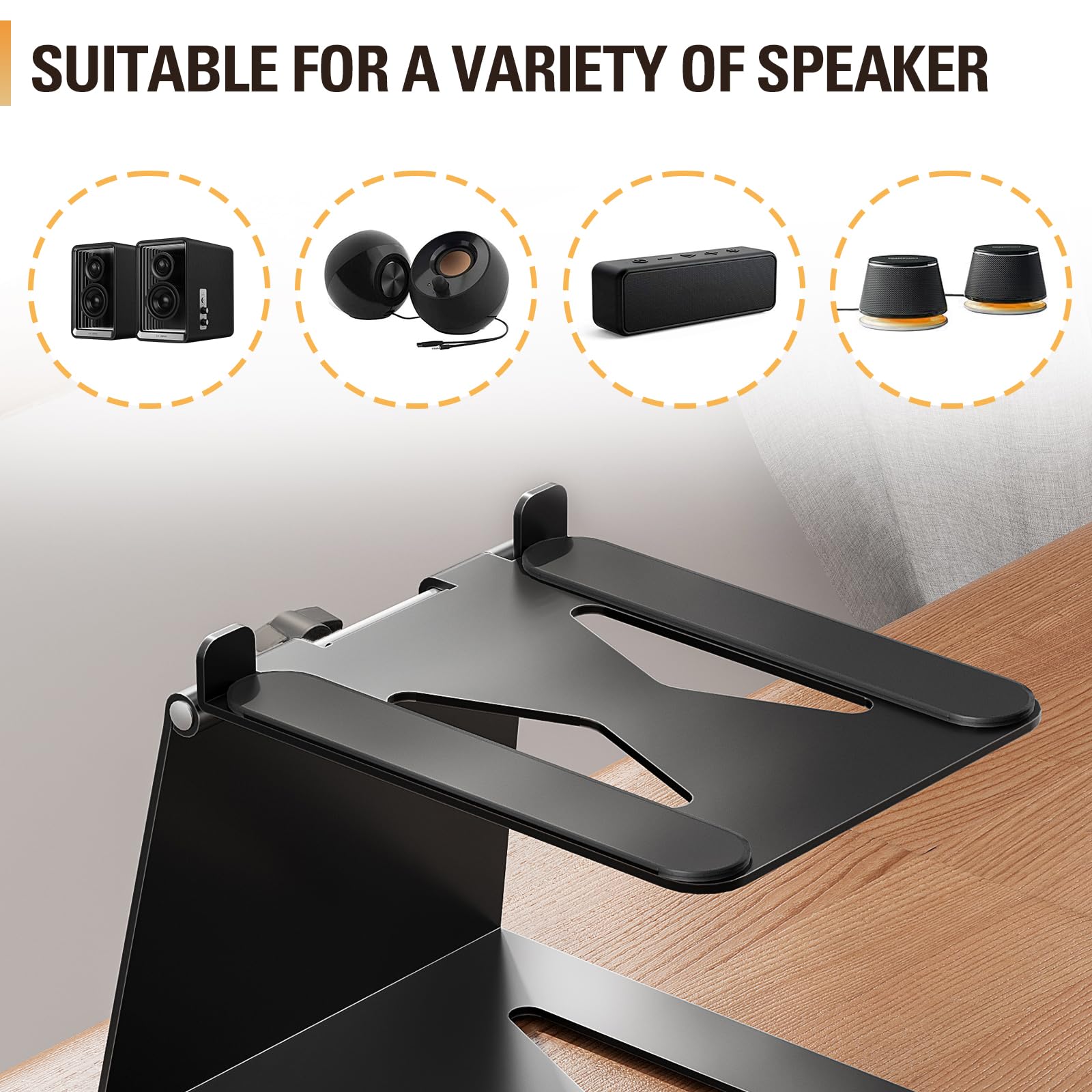 Foto 5 | Soporte Para Altavoz De Escritorio Con Soporte Para Monitor Dream Tilted Studio - Venta Internacional.
