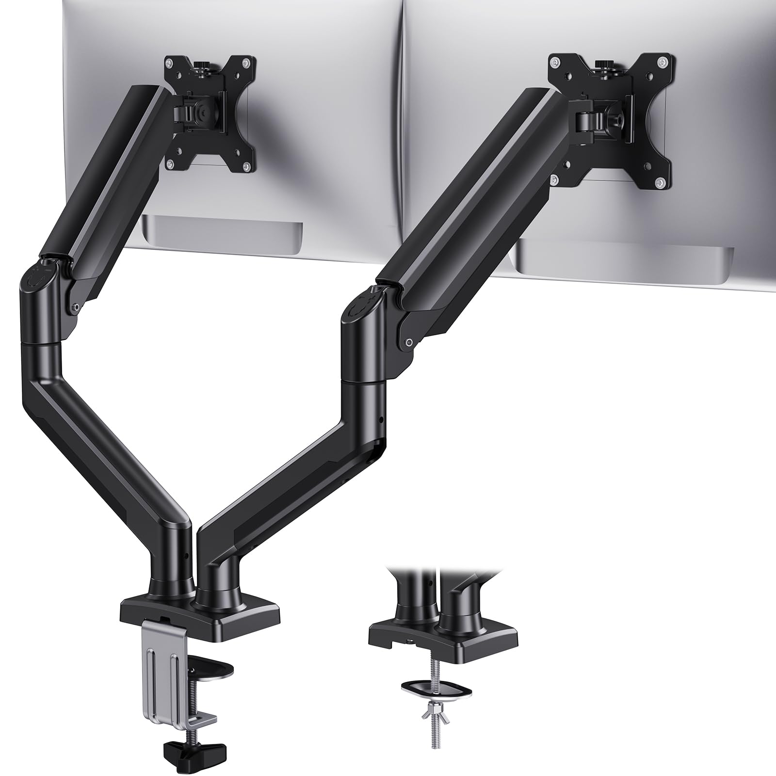 Soporte Para Dos Monitores Huanuo Para 2 Monitores De Hasta 32 Pulgadas - Venta Internacional.