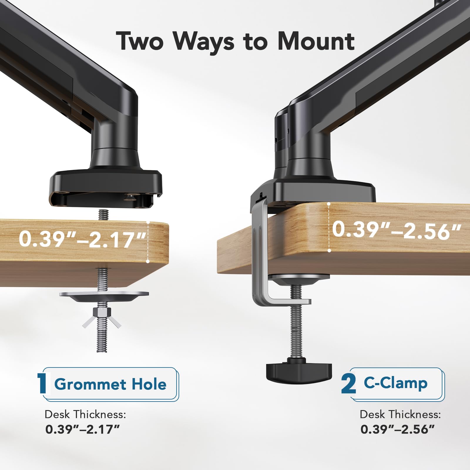 Foto 7 | Soporte Para Dos Monitores Huanuo Para 2 Monitores De Hasta 32 Pulgadas - Venta Internacional.