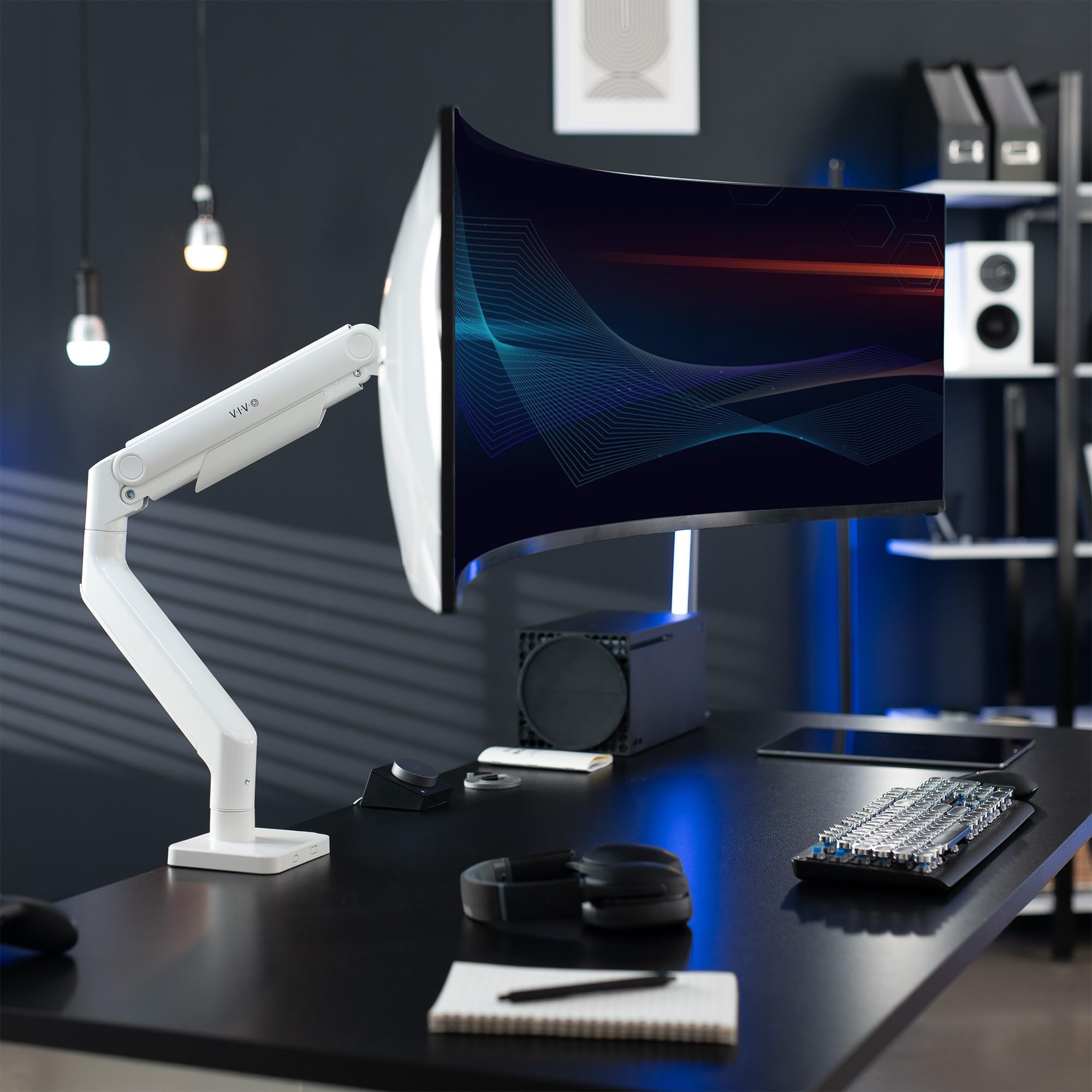 Foto 2 | Brazo De Tensión Para Monitor Vivo Stand-v101vw De Hasta 49 Pulgadas - Venta Internacional.