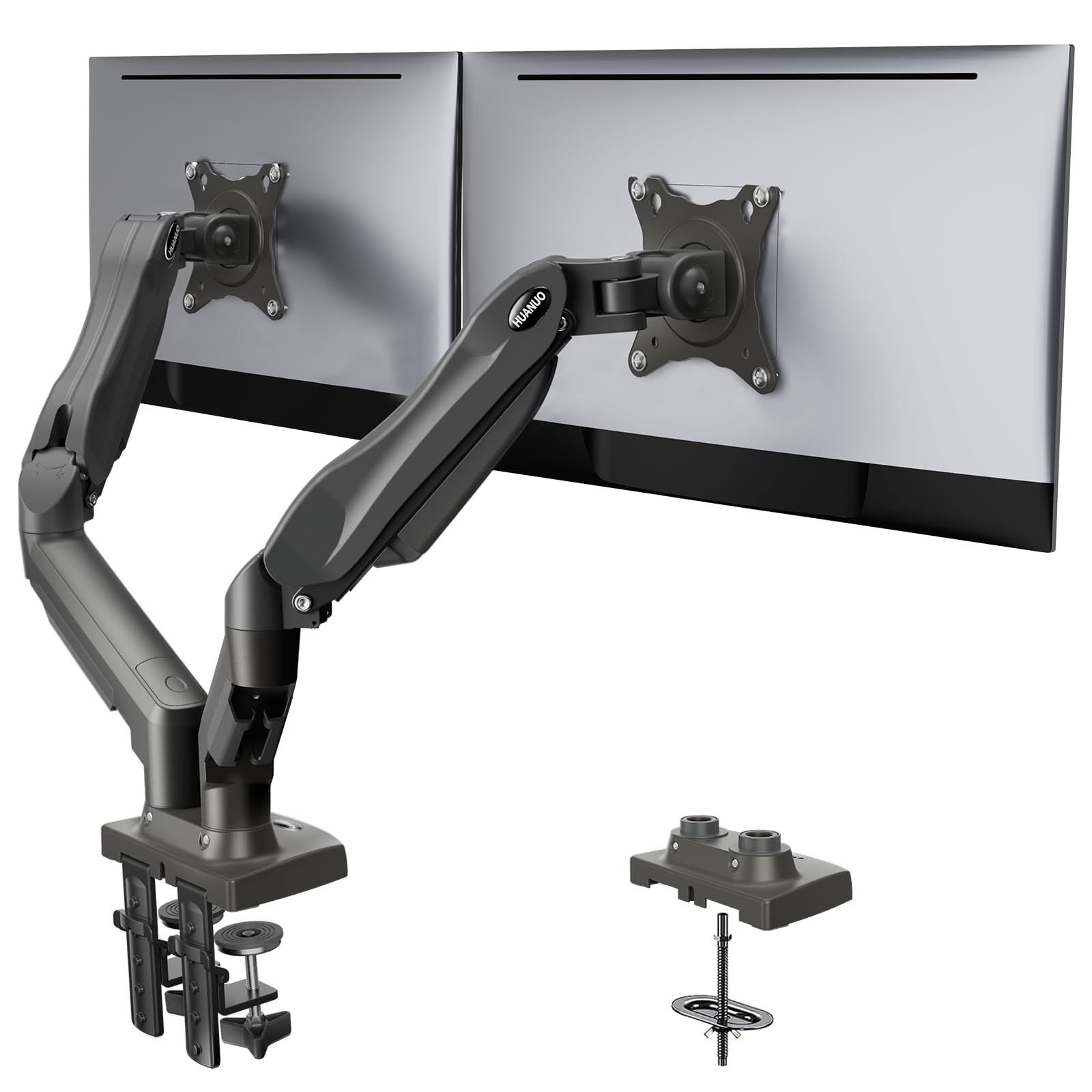 Soporte Doble Para Pantallas Huanuo Totalmente Ajustables De 13 A 32 Pulgadas - Venta Internacional.
