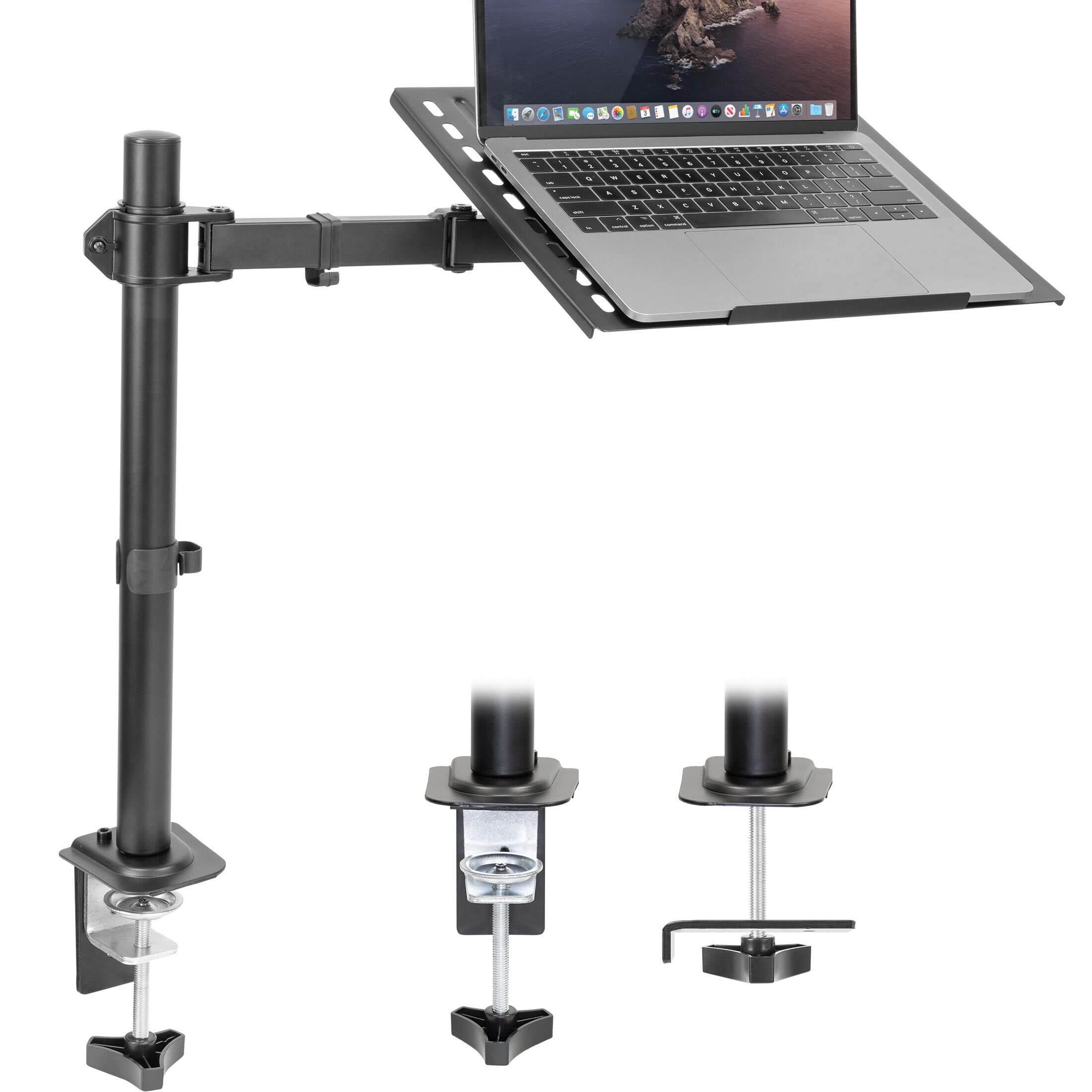 Soporte De Escritorio Para Portátil Mount-it! Totalmente Ajustable Para Portátiles De 17 Pulgadas - Venta Internaciona