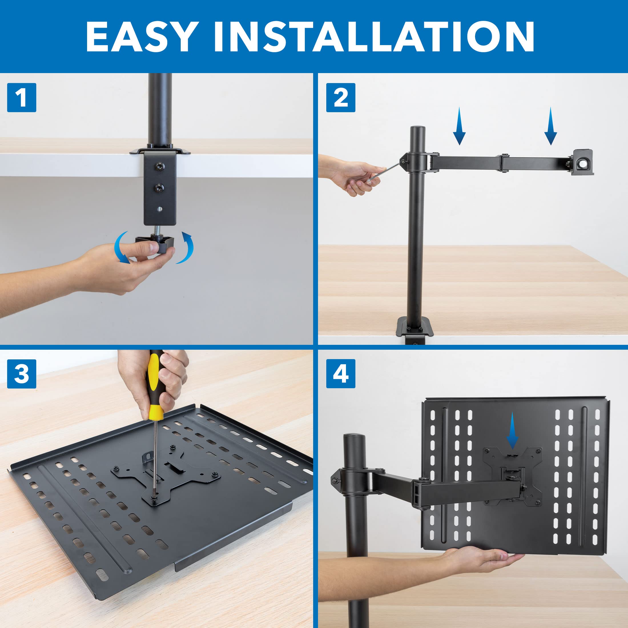 Foto 5 pulgar | Soporte De Escritorio Para Portátil Mount-it! Totalmente Ajustable Para Portátiles De 17 Pulgadas - Venta Internaciona