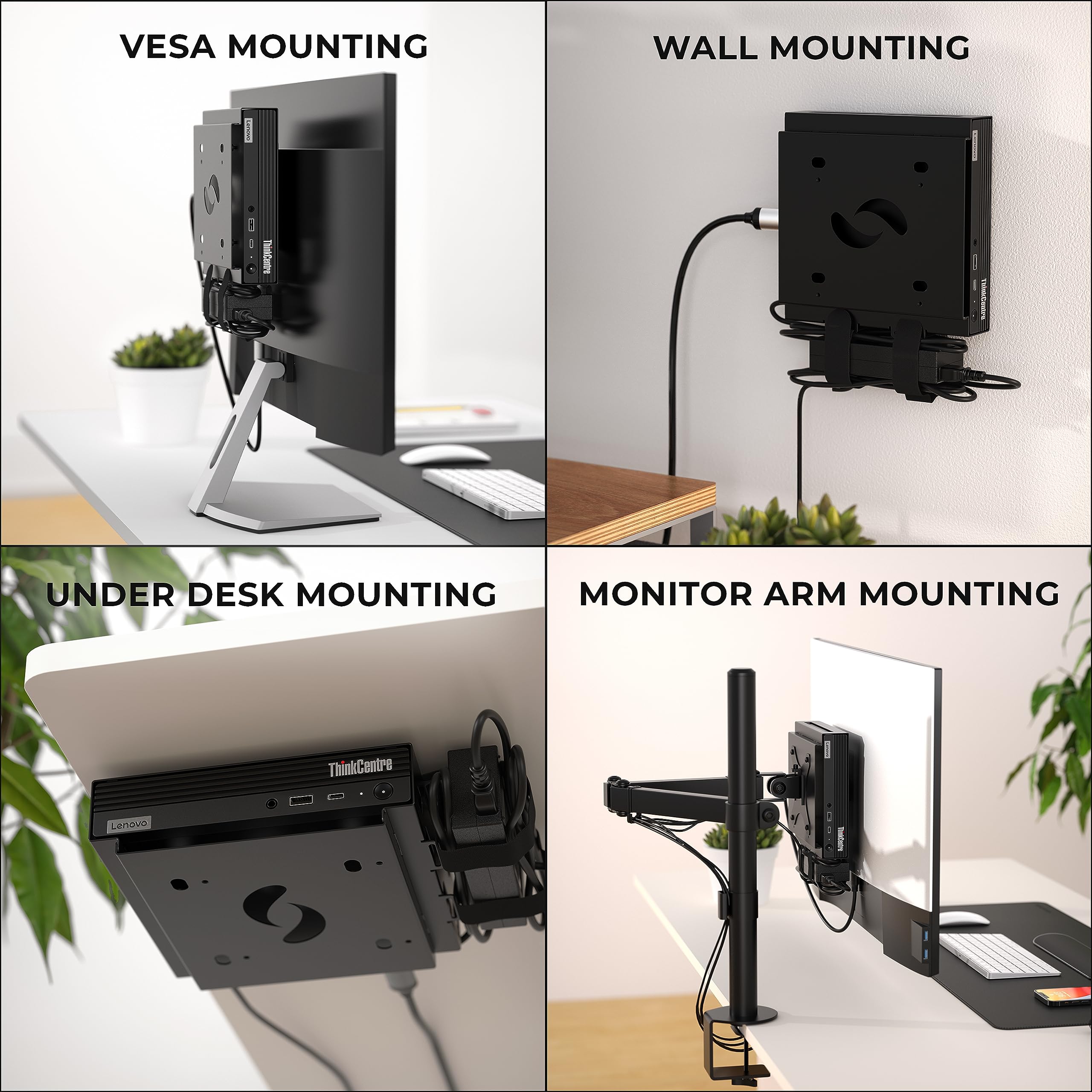 Foto 6 pulgar | Soporte Vesa Humancentric Para Lenovo Thinkcentre Tiny - Venta Internacional.