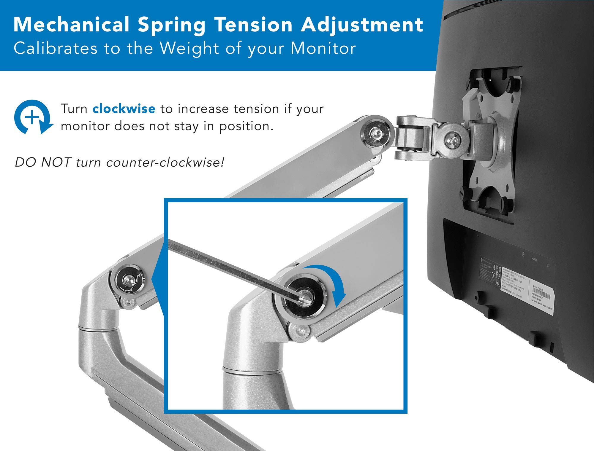 Foto 7 | Soporte De Escritorio Con Soporte De Brazo Para Doble Monitor Mount-it! Mi-2762 - Venta Internacional.