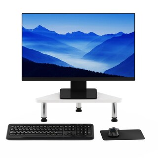 Foto 3 | Soporte Elevador Para Monitor Furinno Turn-n-tube Esquina Roble Blanco - Venta Internacional.