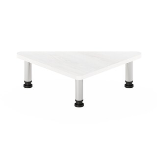 Foto 6 | Soporte Elevador Para Monitor Furinno Turn-n-tube Esquina Roble Blanco - Venta Internacional.