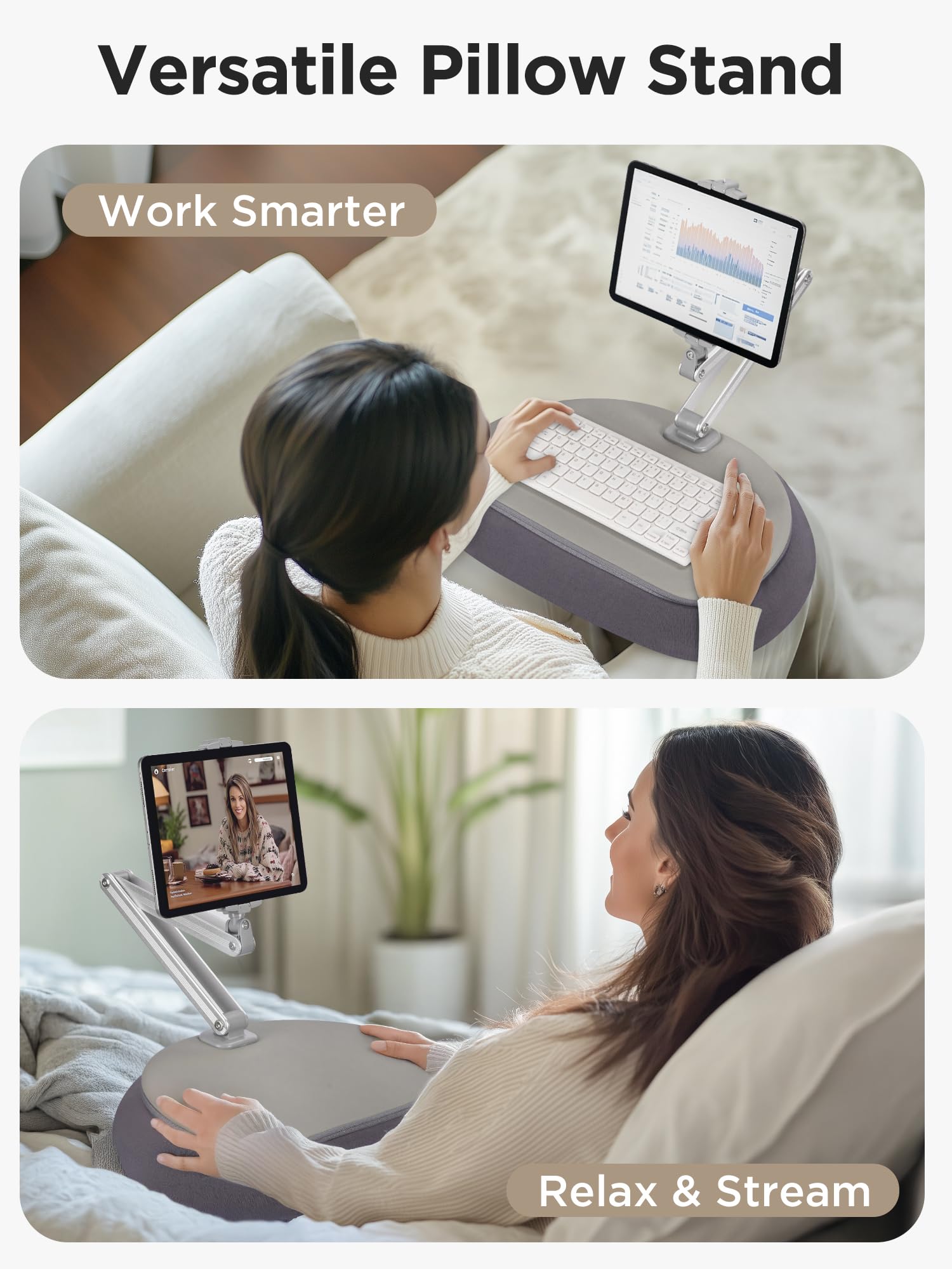 Foto 7 pulgar | Soporte De Almohada Para Tabletas Innogear 360°  Ajustable Para 6 A 13 - Venta Internacional.