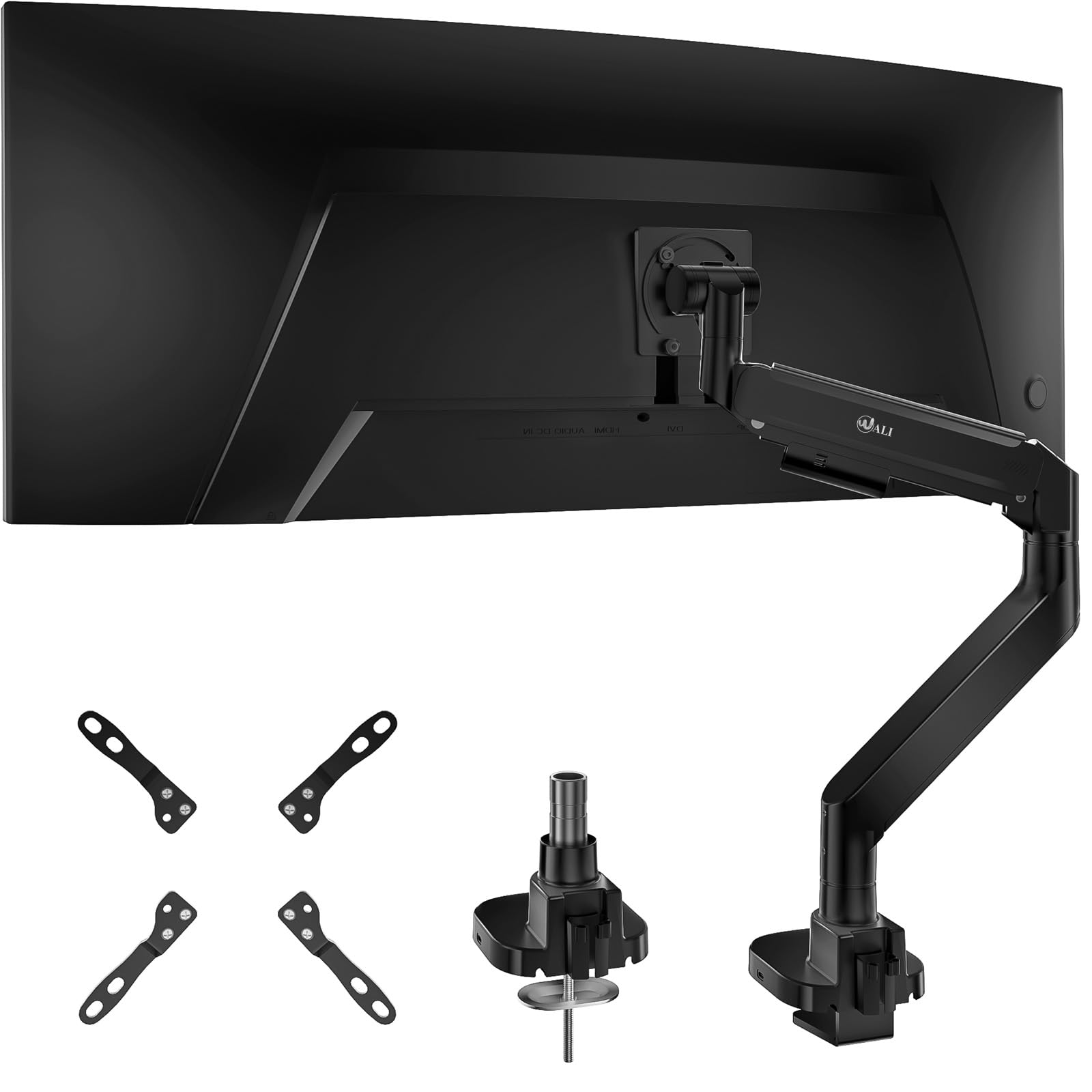 Brazo De Monitor Wali Gsmu001xl-p Para Pantallas Ultraanchas De 24 A 57 Pulgadas - Venta Internacional.