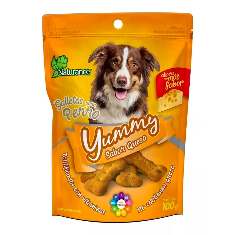 Foto 2 pulgar | Galletas para Perro Naturance 'Yummy' Sabor Queso 100 gr