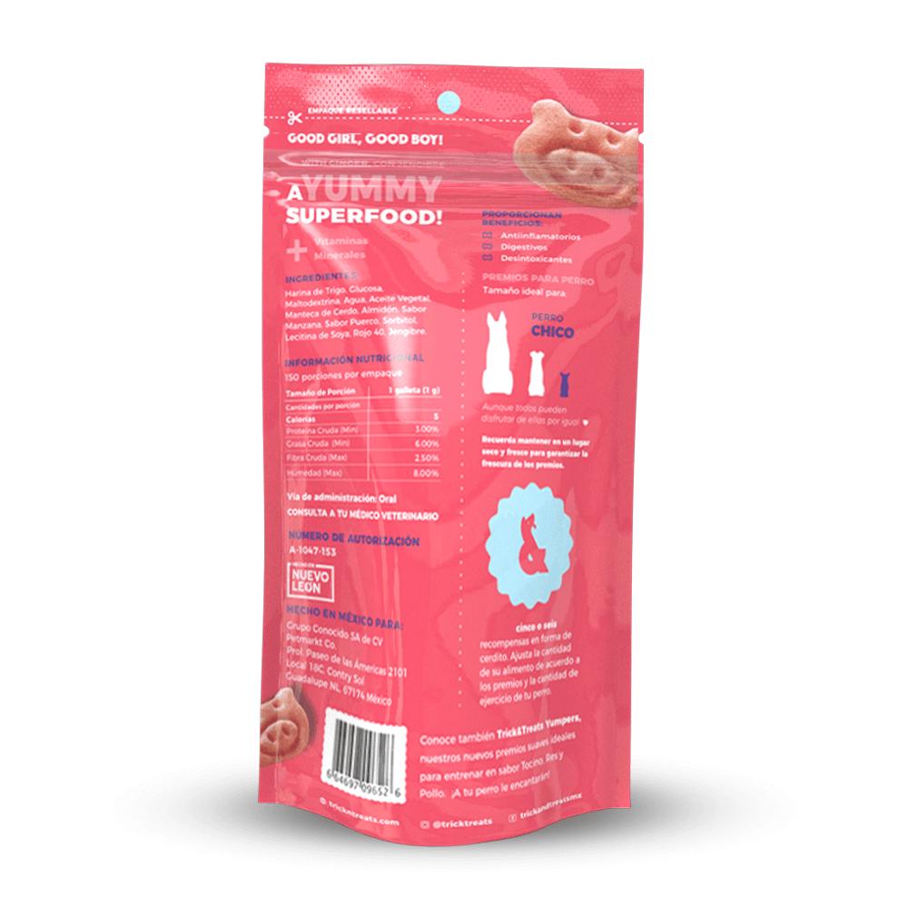 Foto 2 | Galletas Para Perros Trick & Treats Cerdo Agridulce 150 Gr