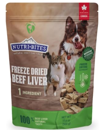 Hígado De Ternera Liofilizado Treats Nutribites, 500 G, Para Perros Y Gatos - Venta Internacional.