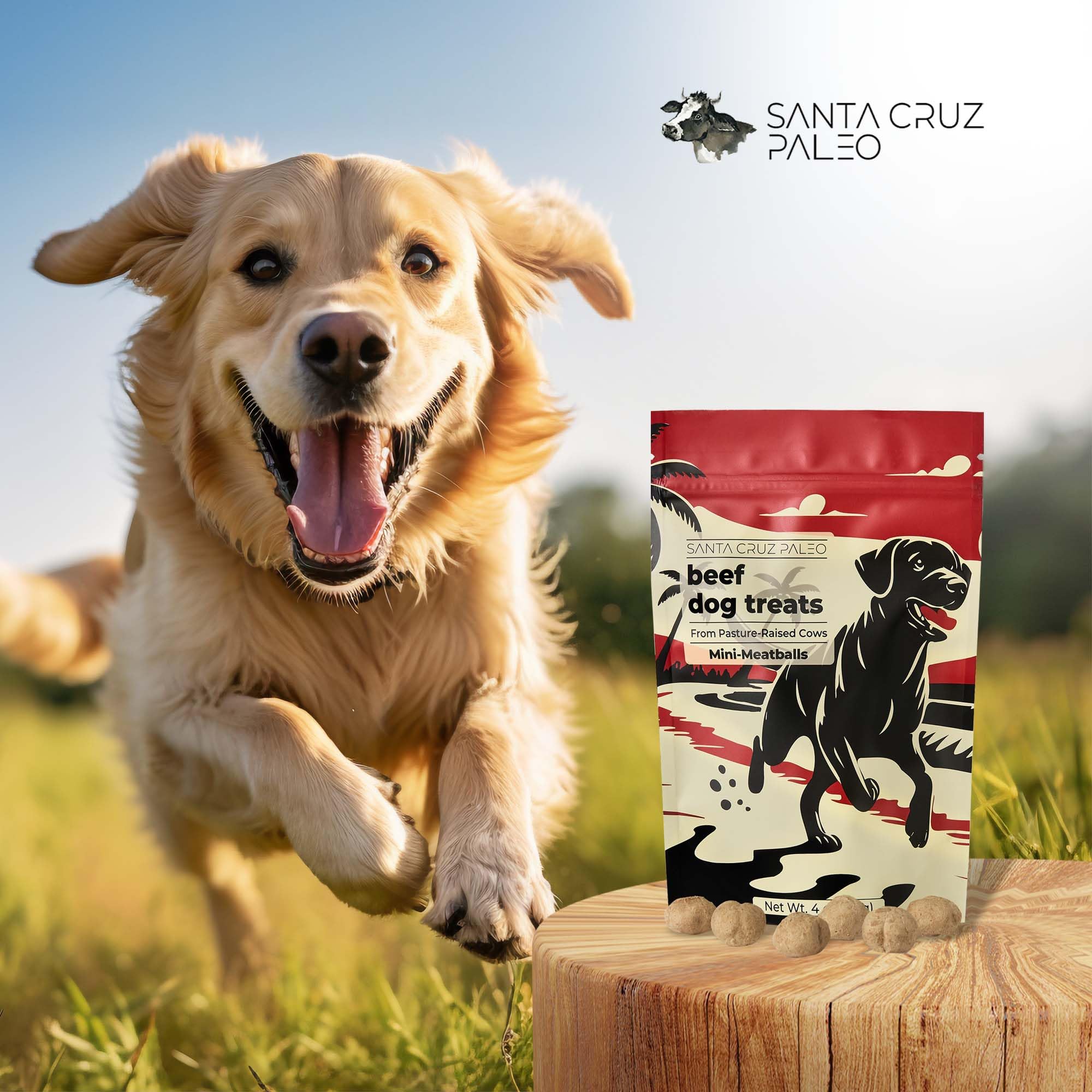 Foto 8 pulgar | Dog Treats Santa Cruz Paleo, Hígado Y Corazón De Res, Bolsa De 120 Ml - Venta Internacional.