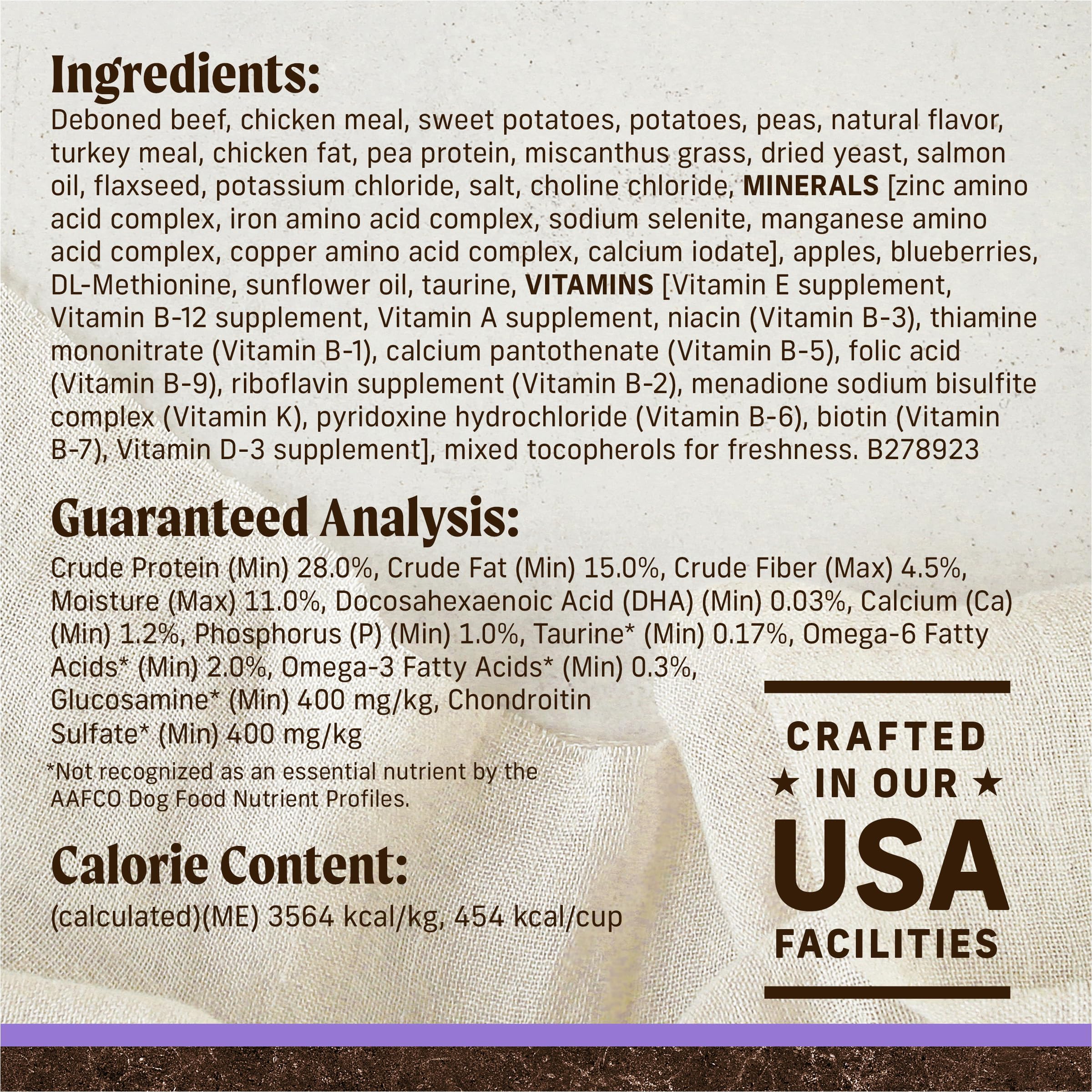 Foto 6 pulgar | Alimento Seco Para Cachorros Merrick Premium Sin Cereales Con Carne De Res, 10 Kg - Venta Internacional.