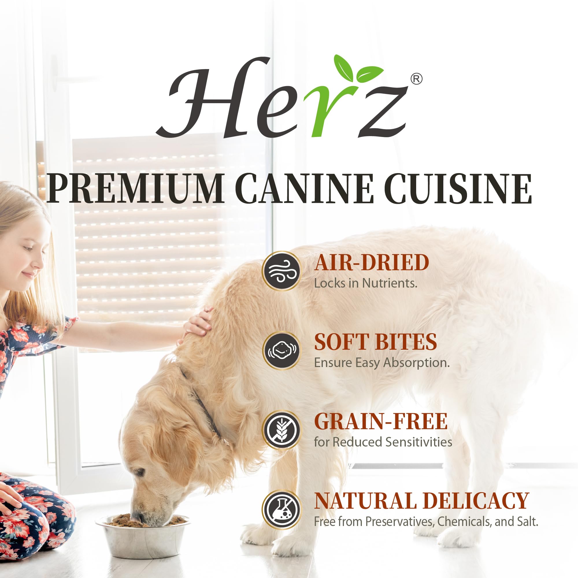 Foto 3 pulgar | Alimento Para Perros Herz Hígado De Pollo Y Pato Secado Al Aire, 1 Kg - Venta Internacional.