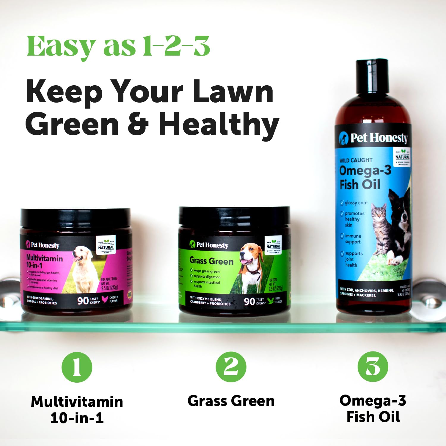 Foto 8 pulgar | Dog Grass Saver Pet Honesty Grass Green 90 Masticables - Venta Internacional.