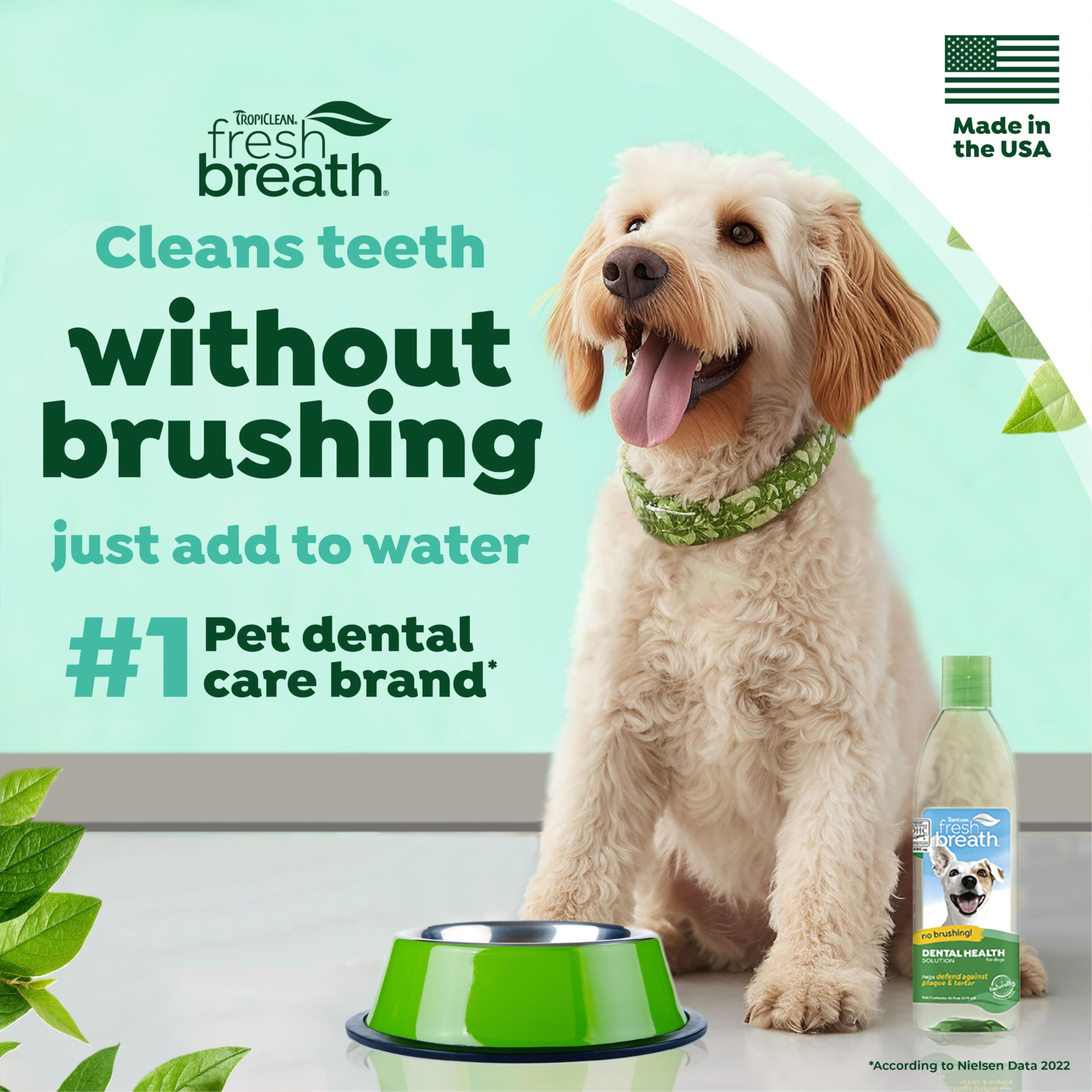 Foto 3 pulgar | Aditivo De Agua Tropiclean Fresh Breath Para Perro 480 Ml (x3) - Venta Internacional.