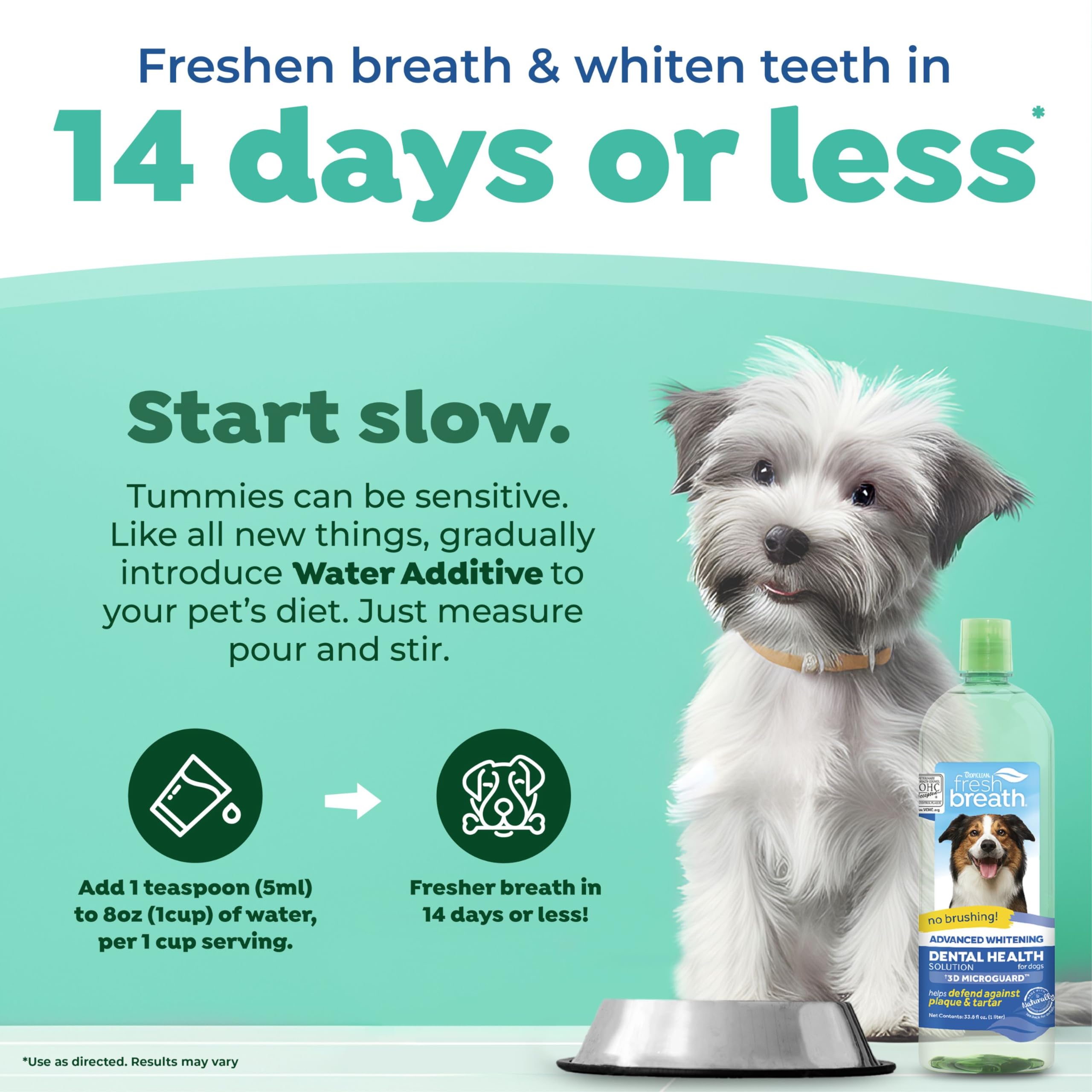 Foto 4 pulgar | Aditivo De Agua Para El Cuidado Bucal De Perros Tropiclean Fresh Breath, 1 Litro - Venta Internacional.