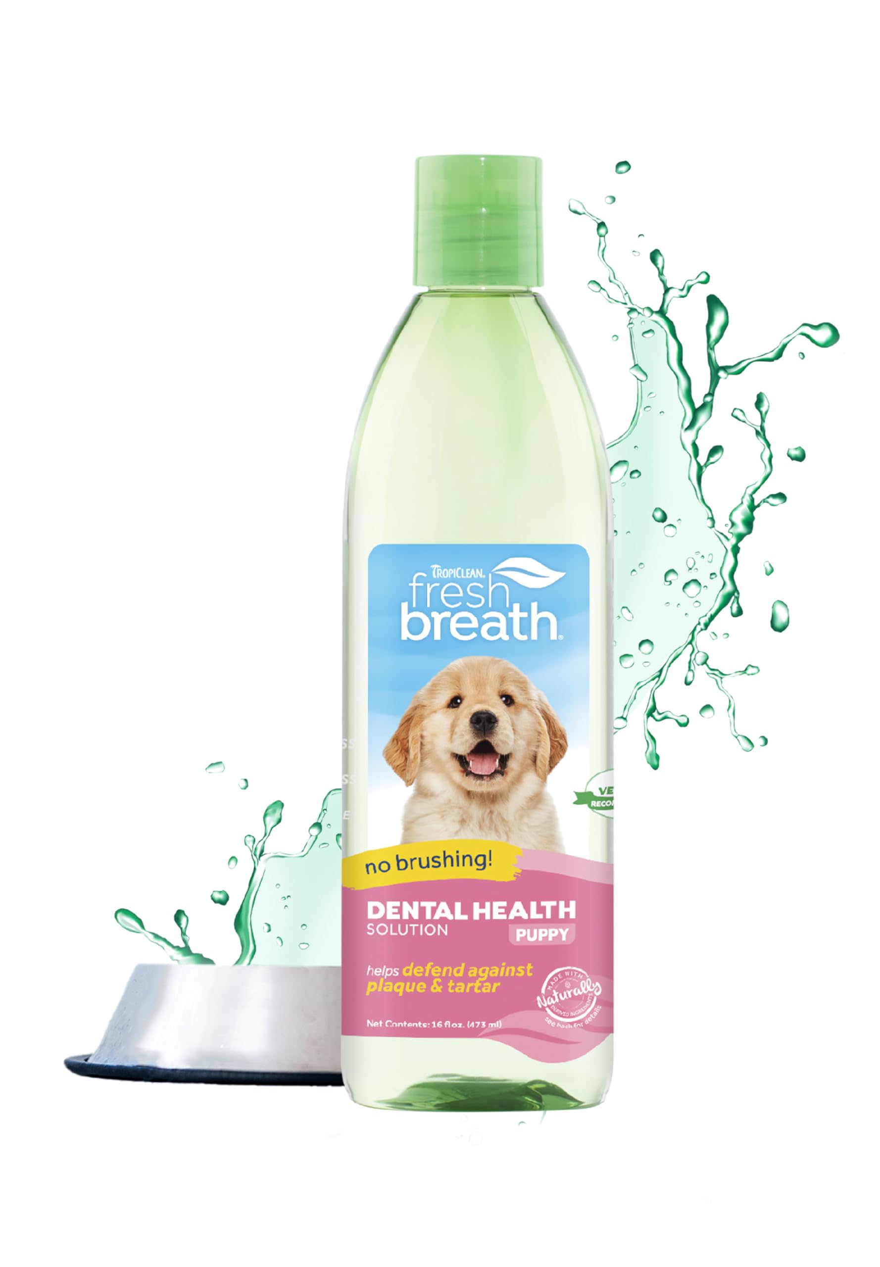 Aditivo De Agua Para El Cuidado Bucal De Perros Tropiclean Fresh Breath 480 Ml - Venta Internacional.