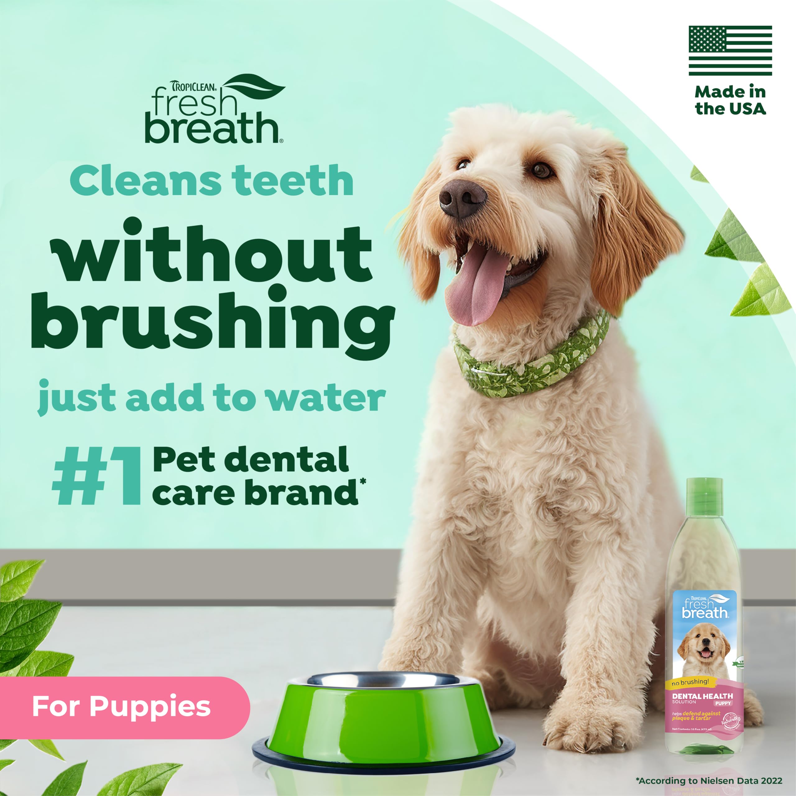 Foto 3 pulgar | Aditivo De Agua Para El Cuidado Bucal De Perros Tropiclean Fresh Breath 480 Ml - Venta Internacional.