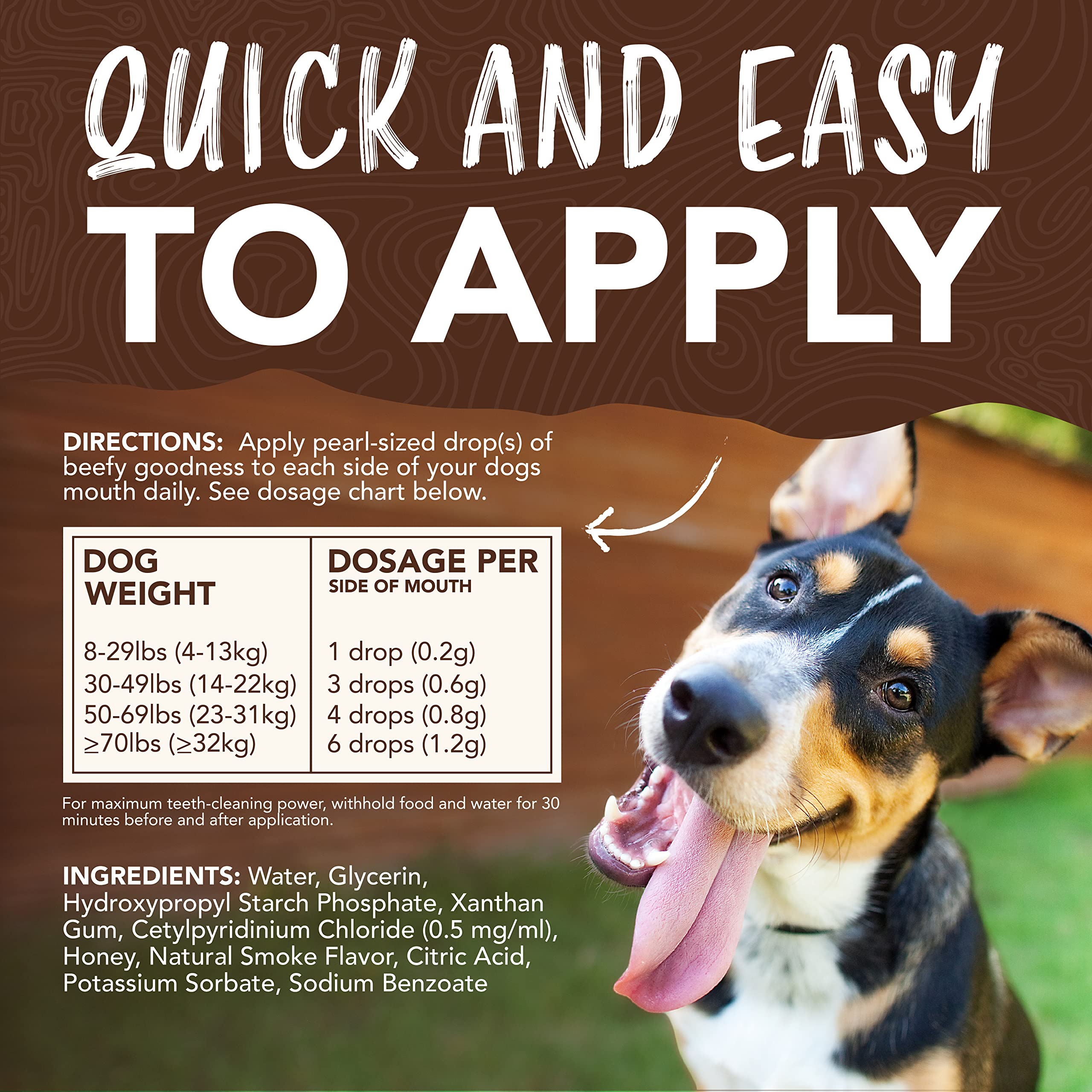 Foto 7 pulgar | Gel Limpiador De Dientes Para Perros Tropiclean Enticers 120 Ml - Venta Internacional.