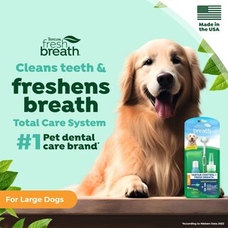 Foto 2 | Kit De Cuidado Bucal Tropiclean Fresh Breath Para Perros Grandes - Venta Internacional.