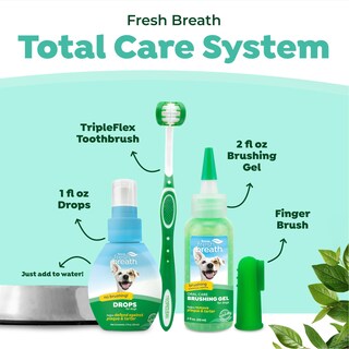 Foto 3 | Kit De Cuidado Bucal Tropiclean Fresh Breath Para Perros Grandes - Venta Internacional.