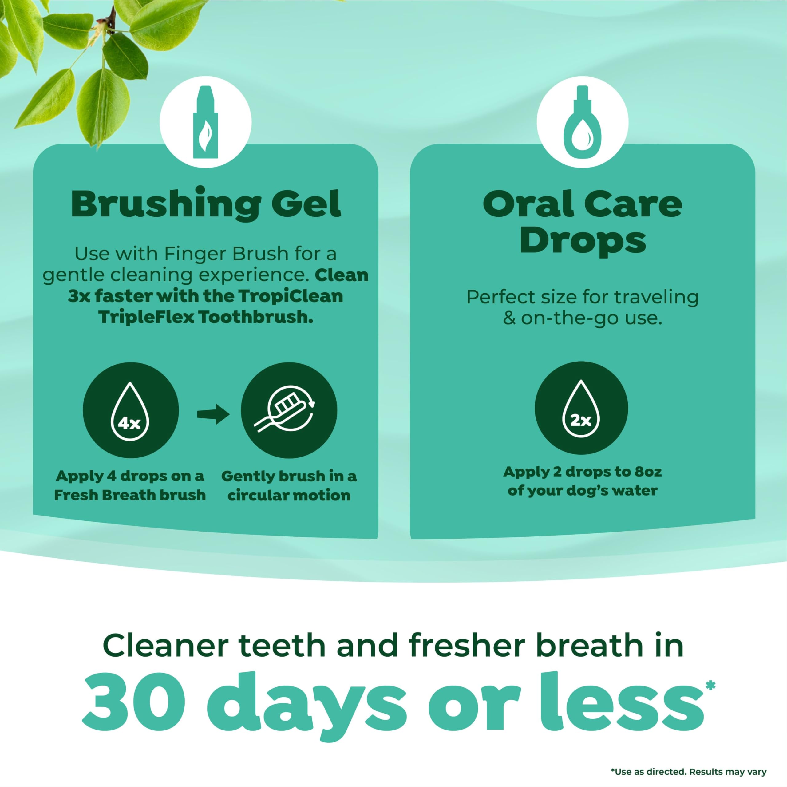 Foto 6 pulgar | Kit De Cuidado Bucal Tropiclean Fresh Breath Para Perros Grandes - Venta Internacional.