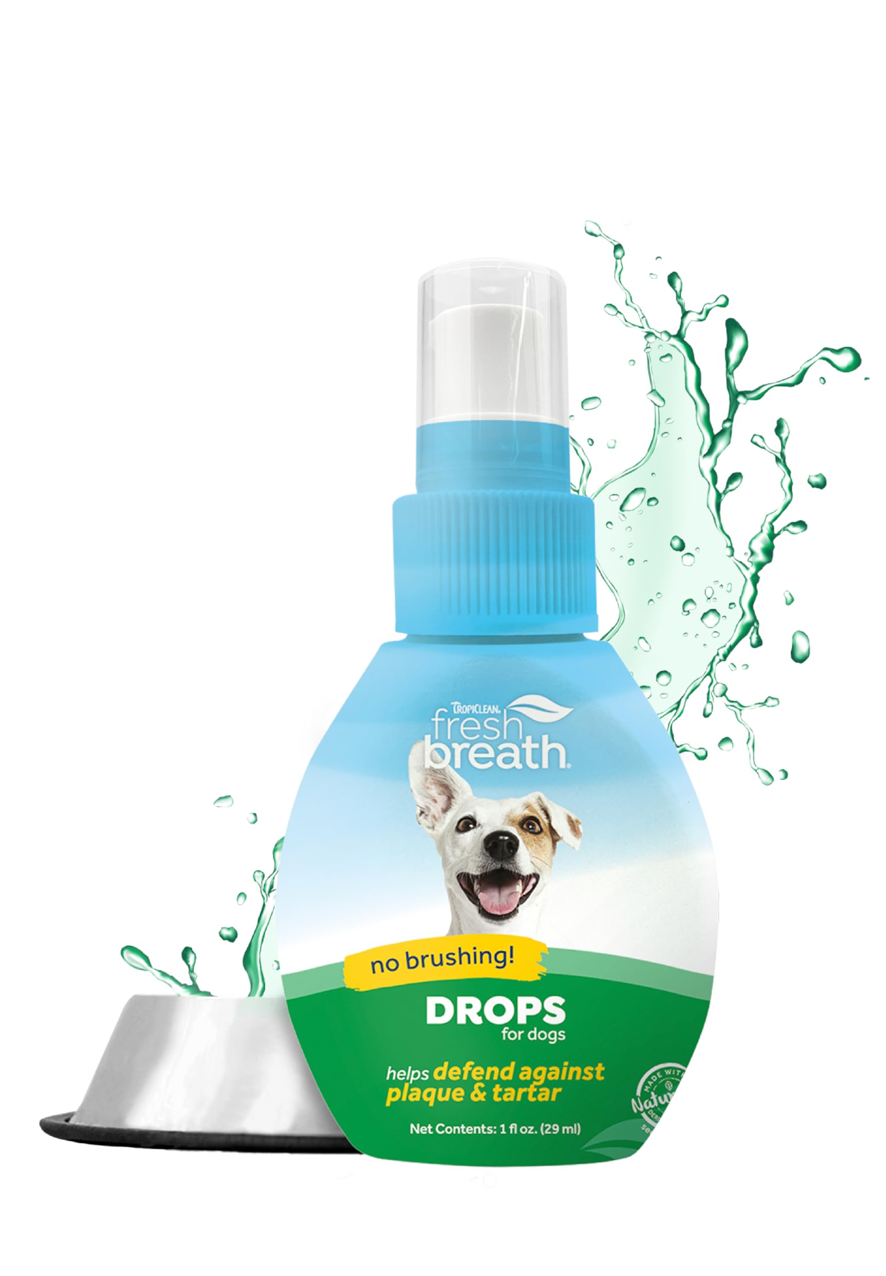 Fresh Breath Drops Tropiclean Para Perros, 65 Ml, Concentrado - Venta Internacional.